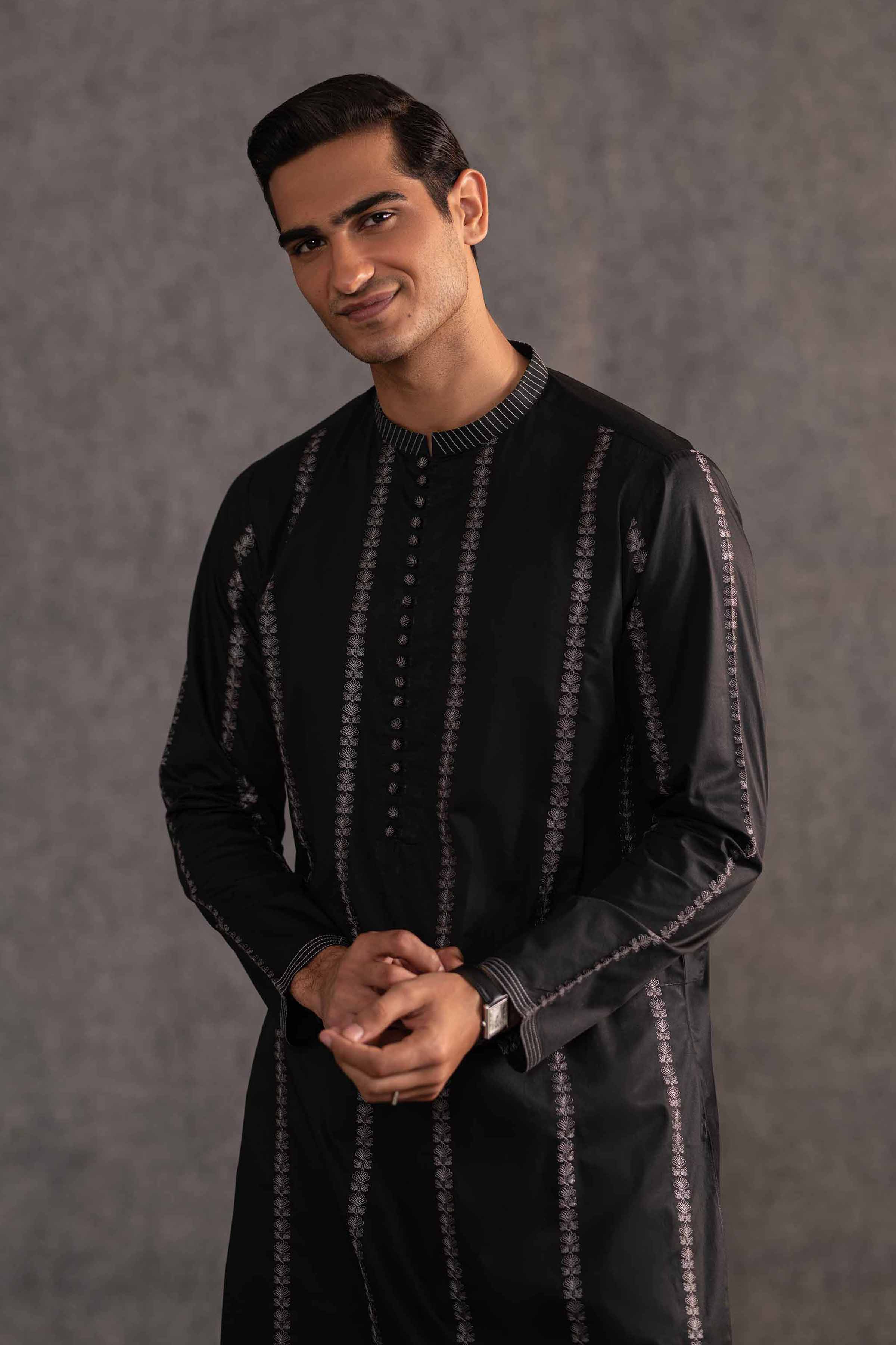 2 Piece - Embroidered Naqsh Suit - KNS25-03