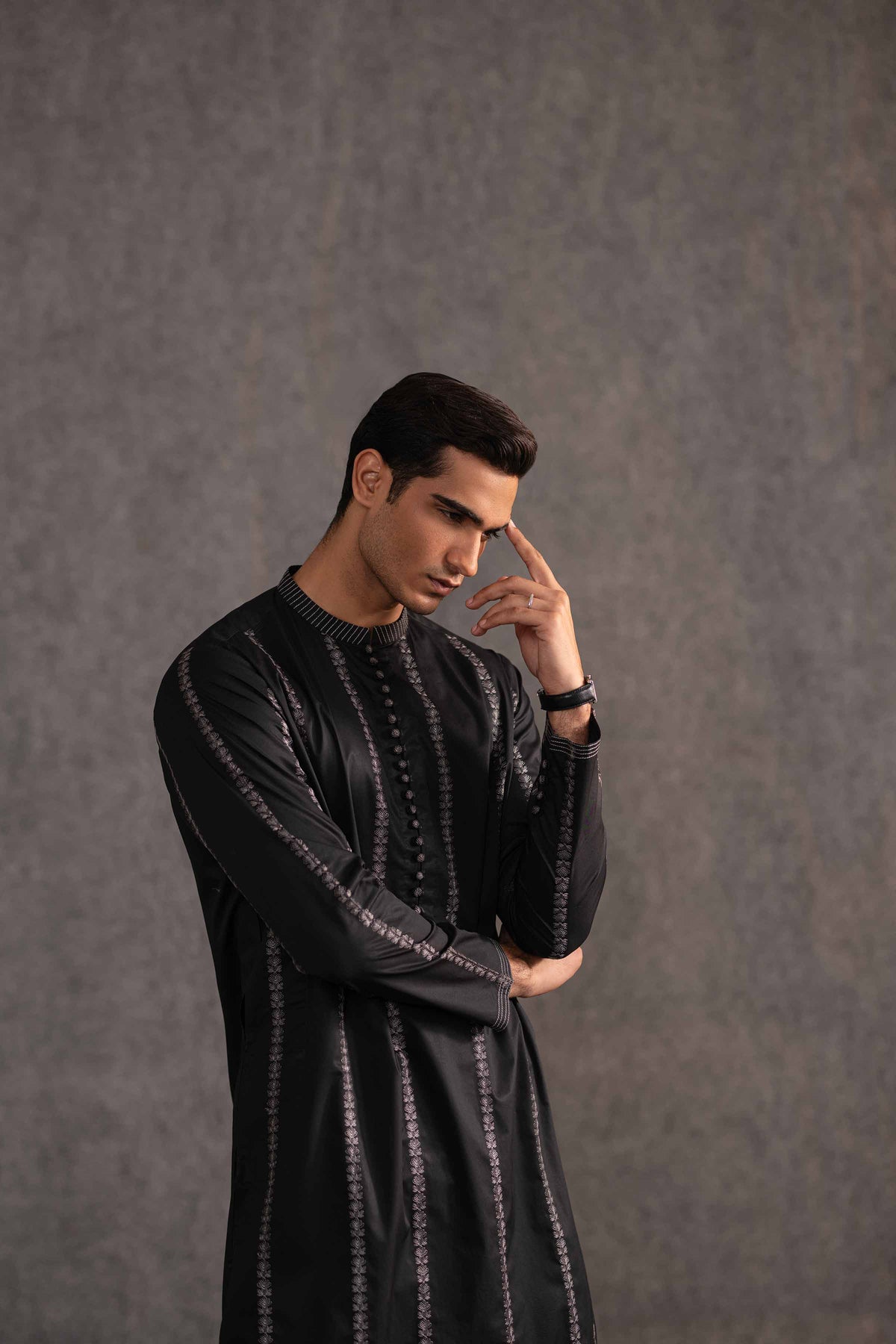 2 Piece - Embroidered Naqsh Suit - KNS25-03