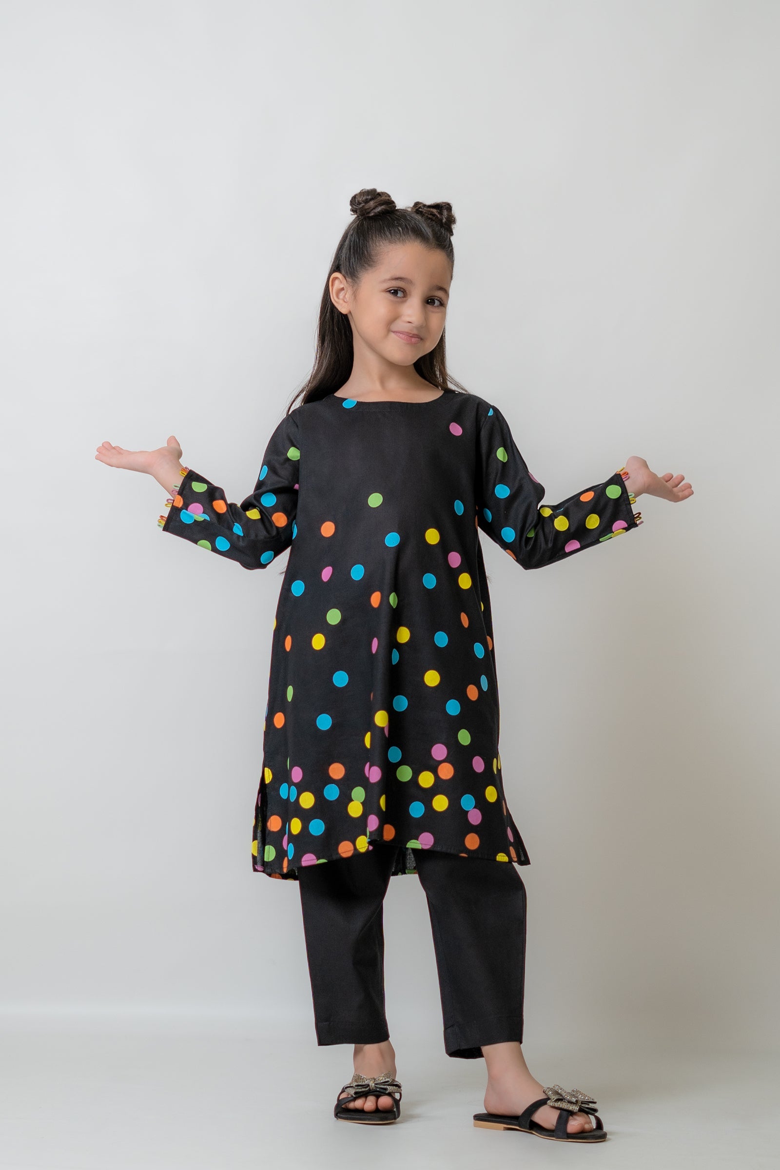 Little Multi Polka 2 piece