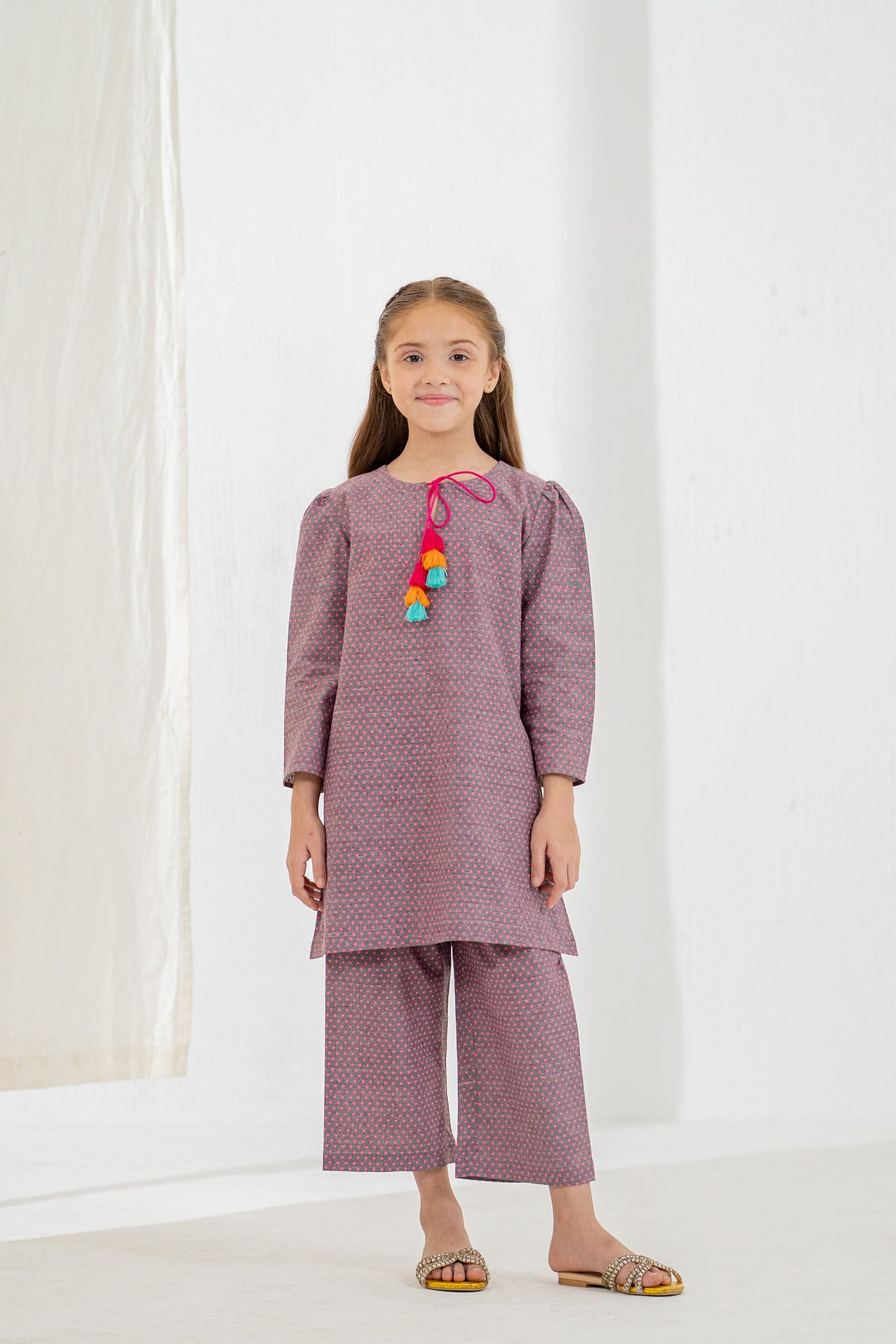 3 Piece Embroidered Velvet Suit