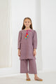3 Piece Embroidered Velvet Suit