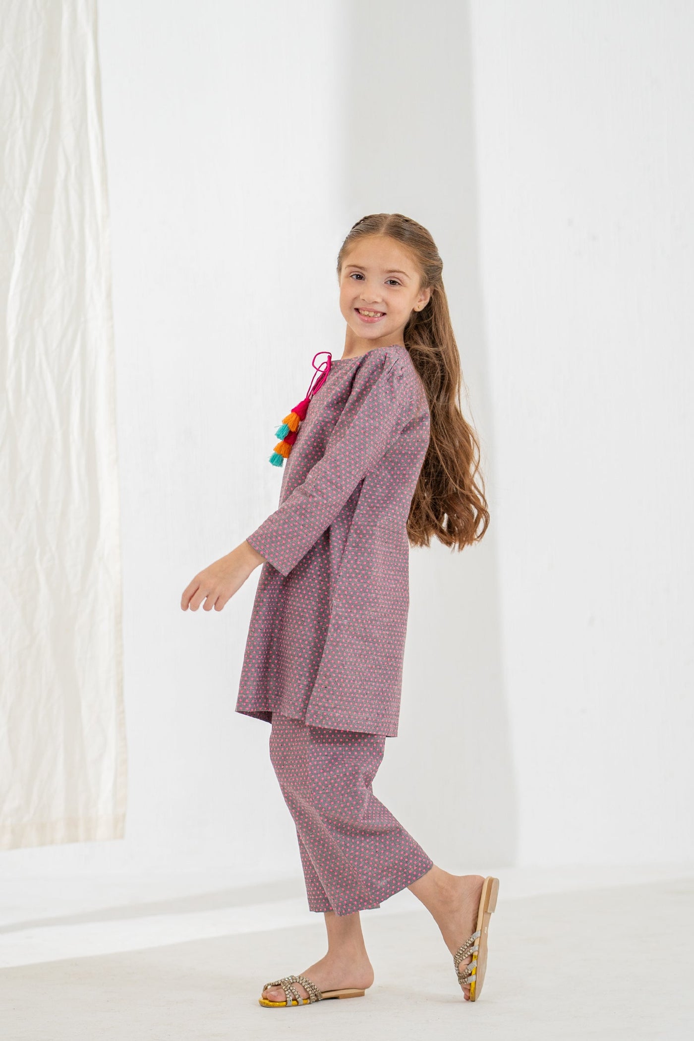 3 Piece Embroidered Velvet Suit