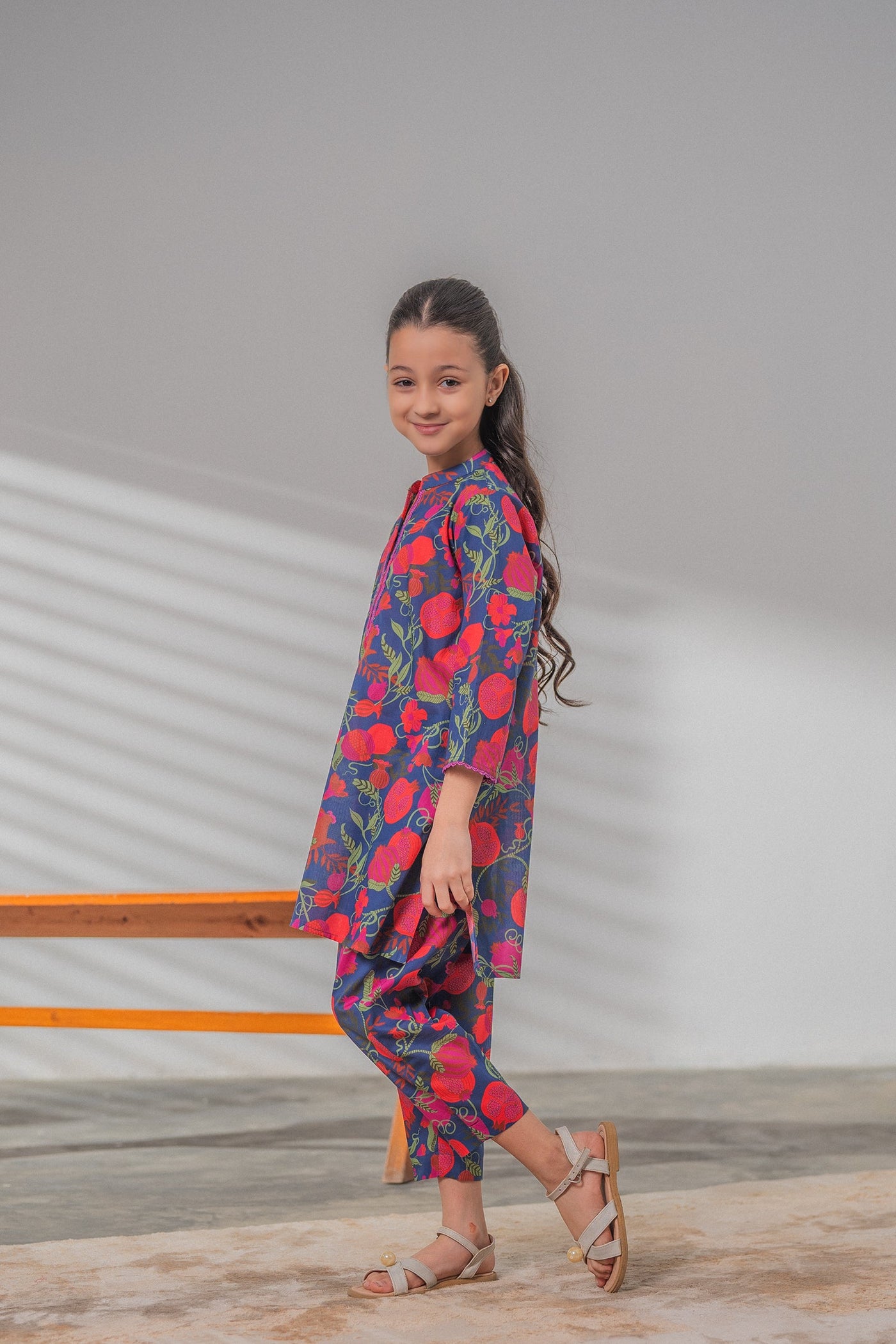 3 Piece Embroidered Chiffon Suit
