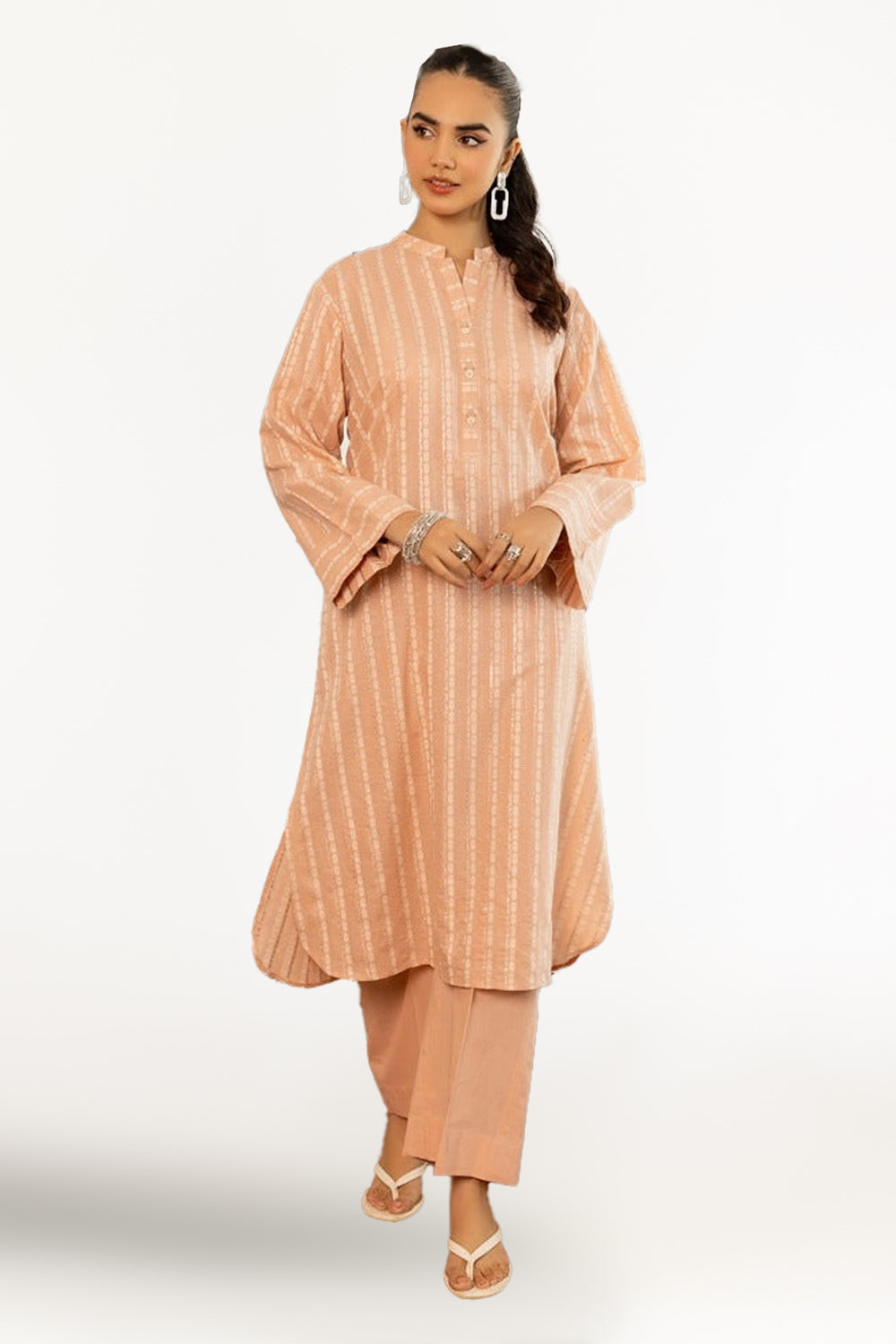 Lurex Jacquard Shirt And Trouser