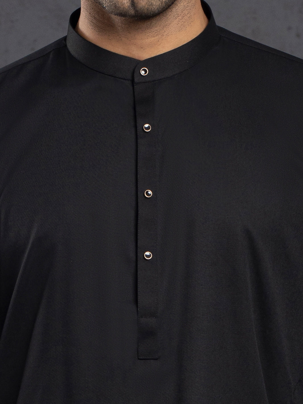 Black Plain Kurta Trousers - ALET-KT-3004-R1