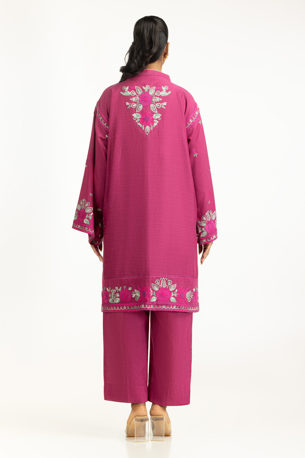 Karandi Embroidered Co-Ord Set