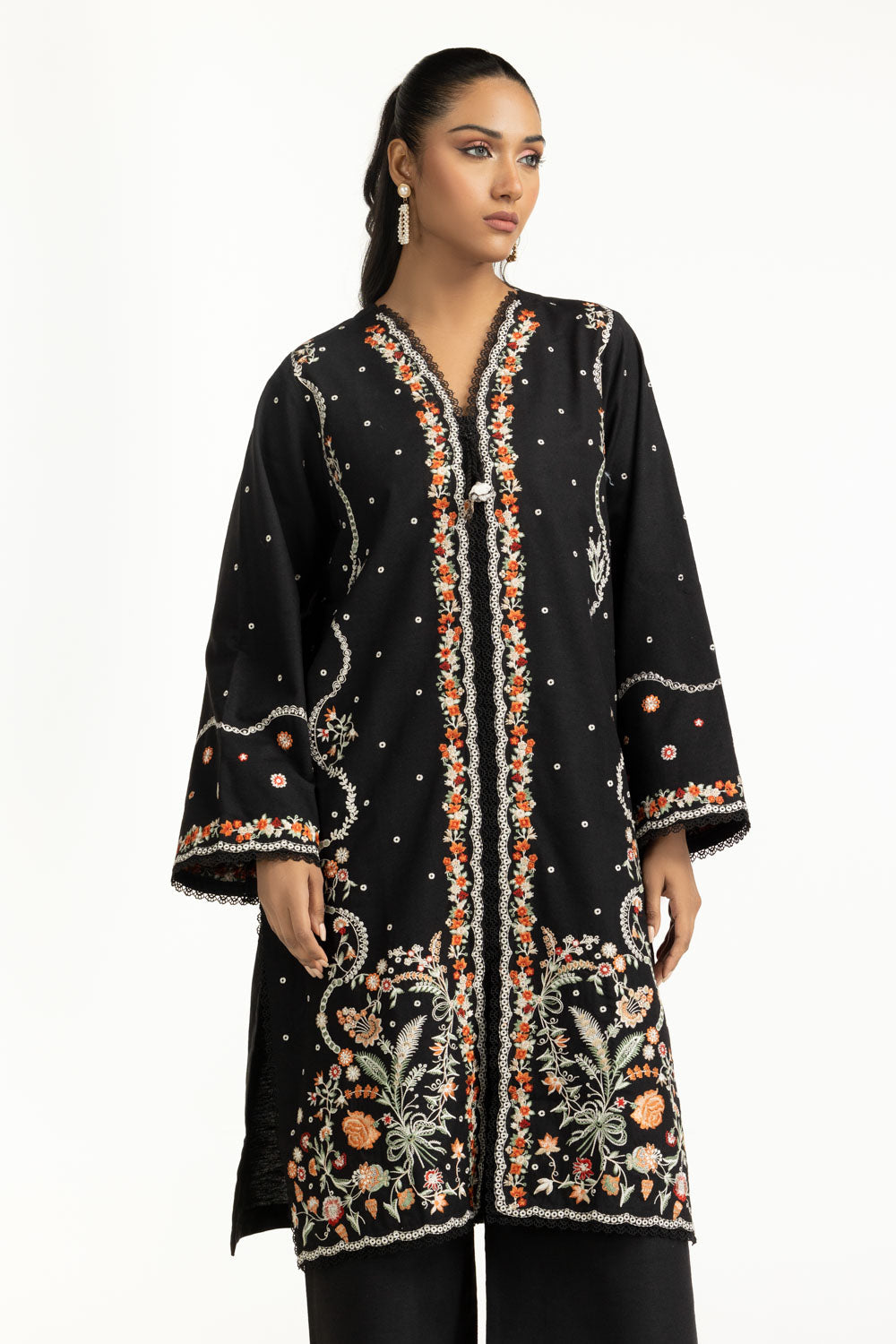 Karandi Embroidered Co-Ord Set