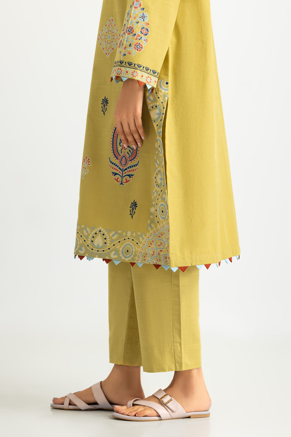Khaddar Block Printed Co-Ord Set