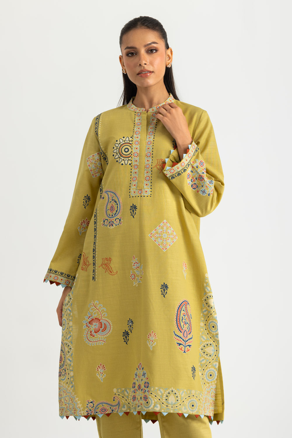 Khaddar Block Printed Co-Ord Set
