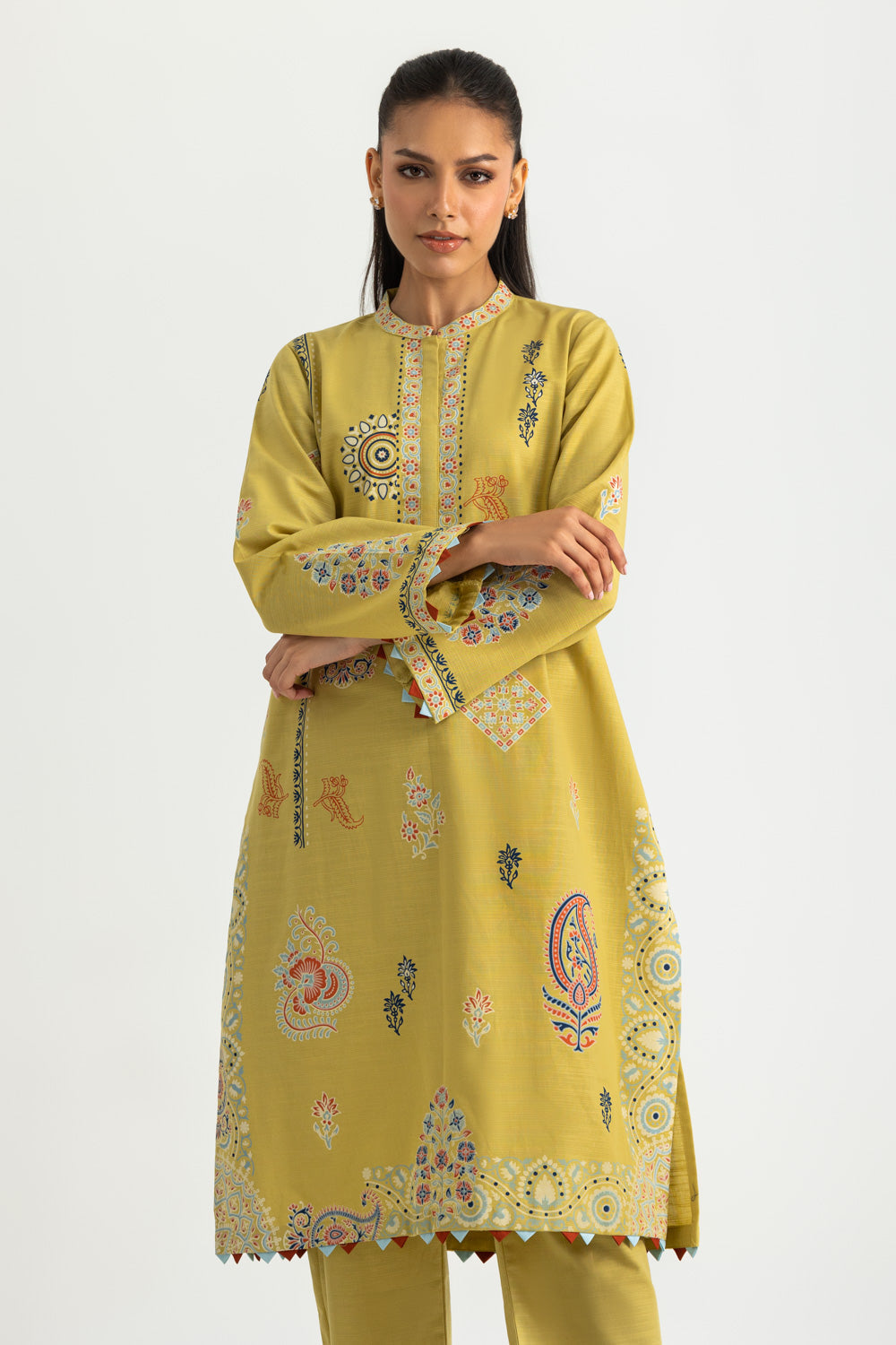 Khaddar Block Printed Co-Ord Set