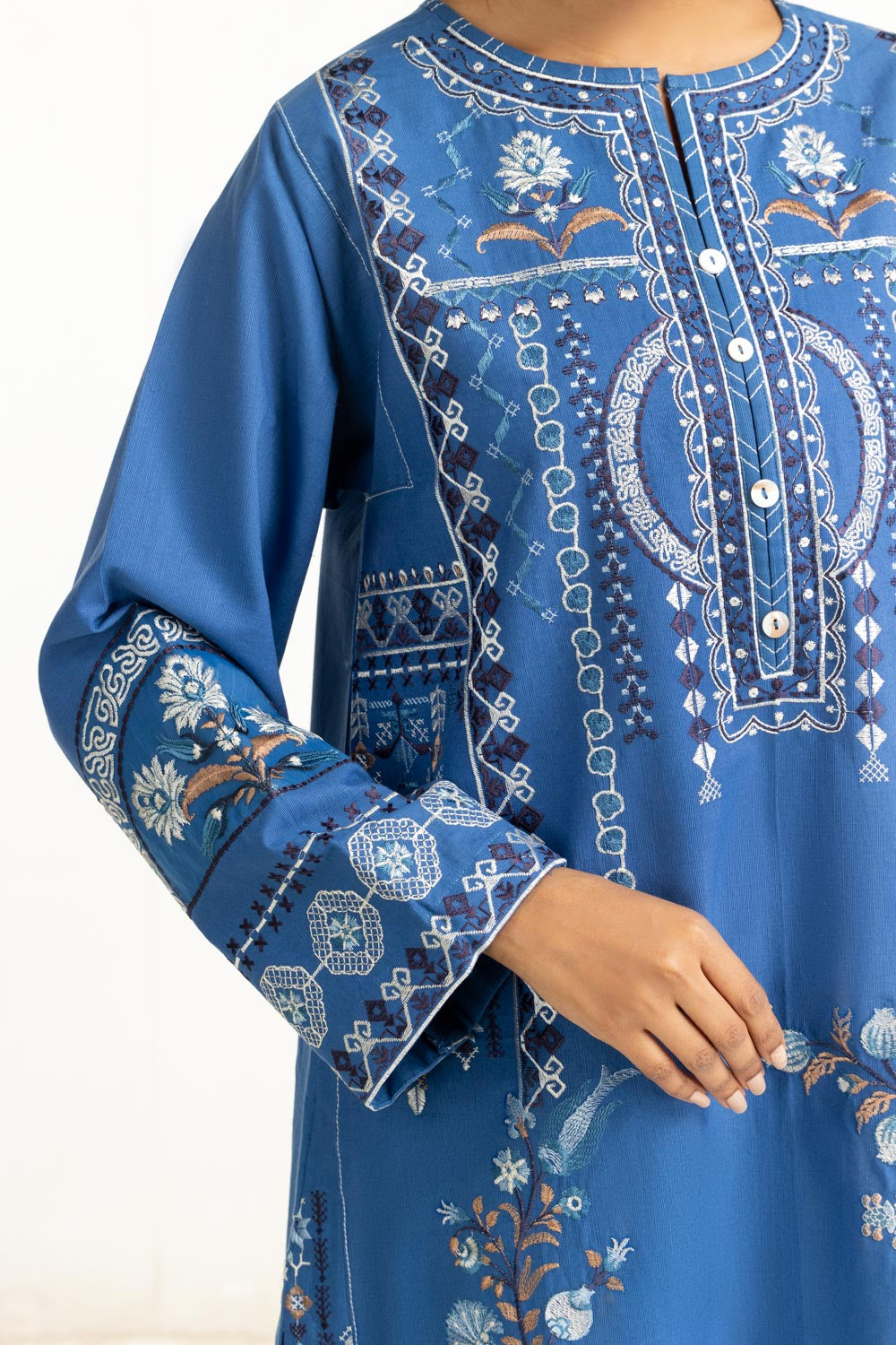 Khaddar Embroidered Co-Ord Set