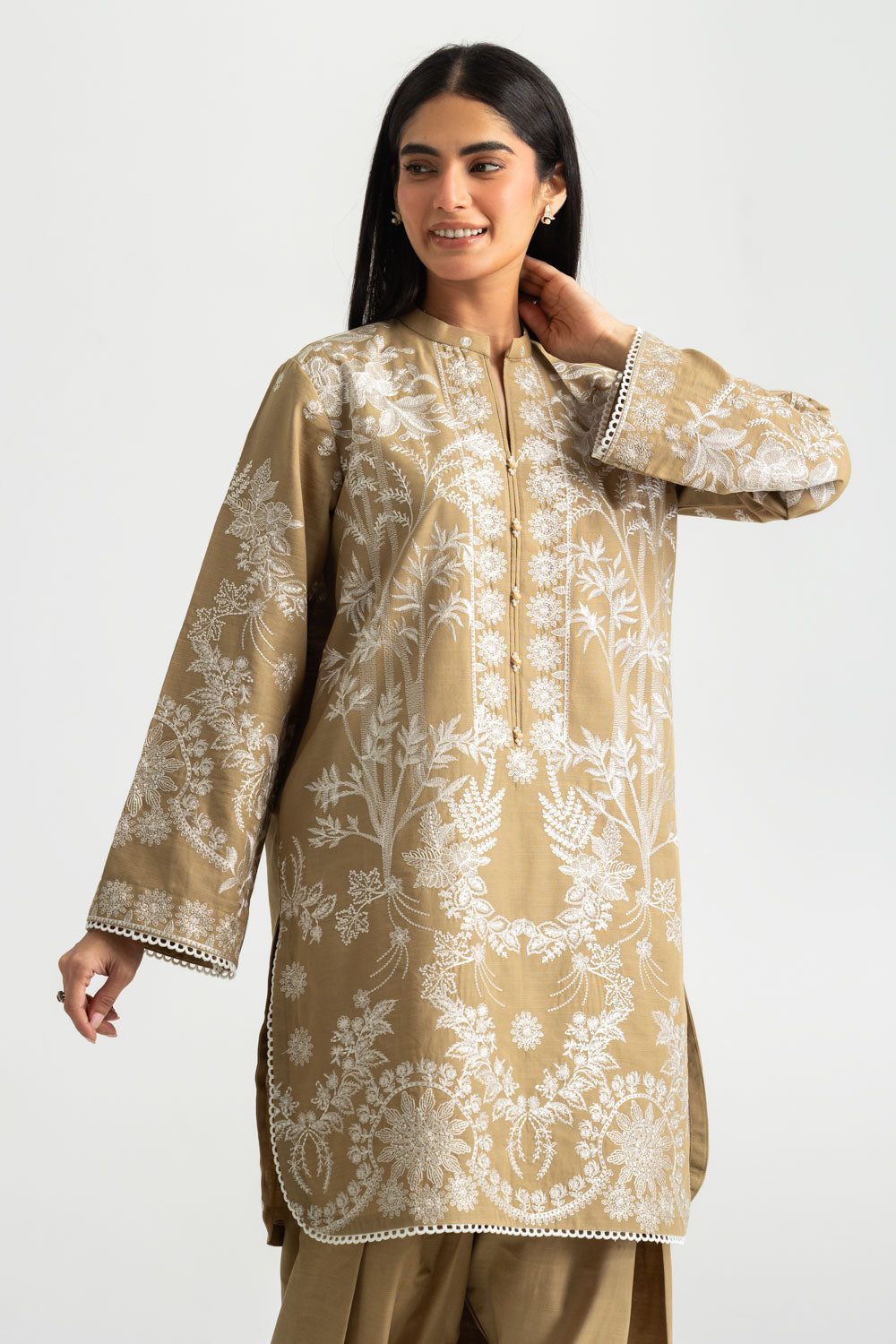 Khaddar Embroidered Co-Ord Set