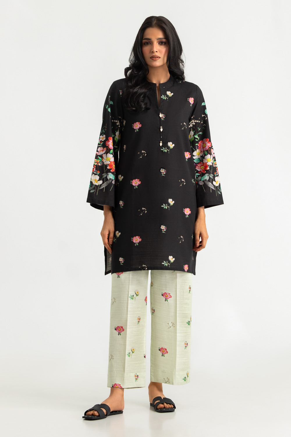 Khaddar Printed Co-Ord Set - IPST-88401