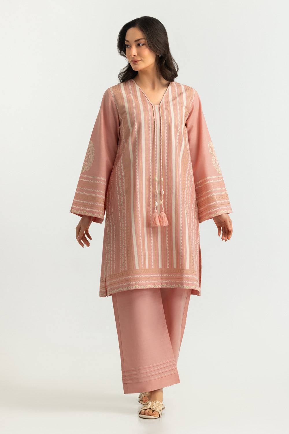 Khaddar Slub Printed Co-Ord Set