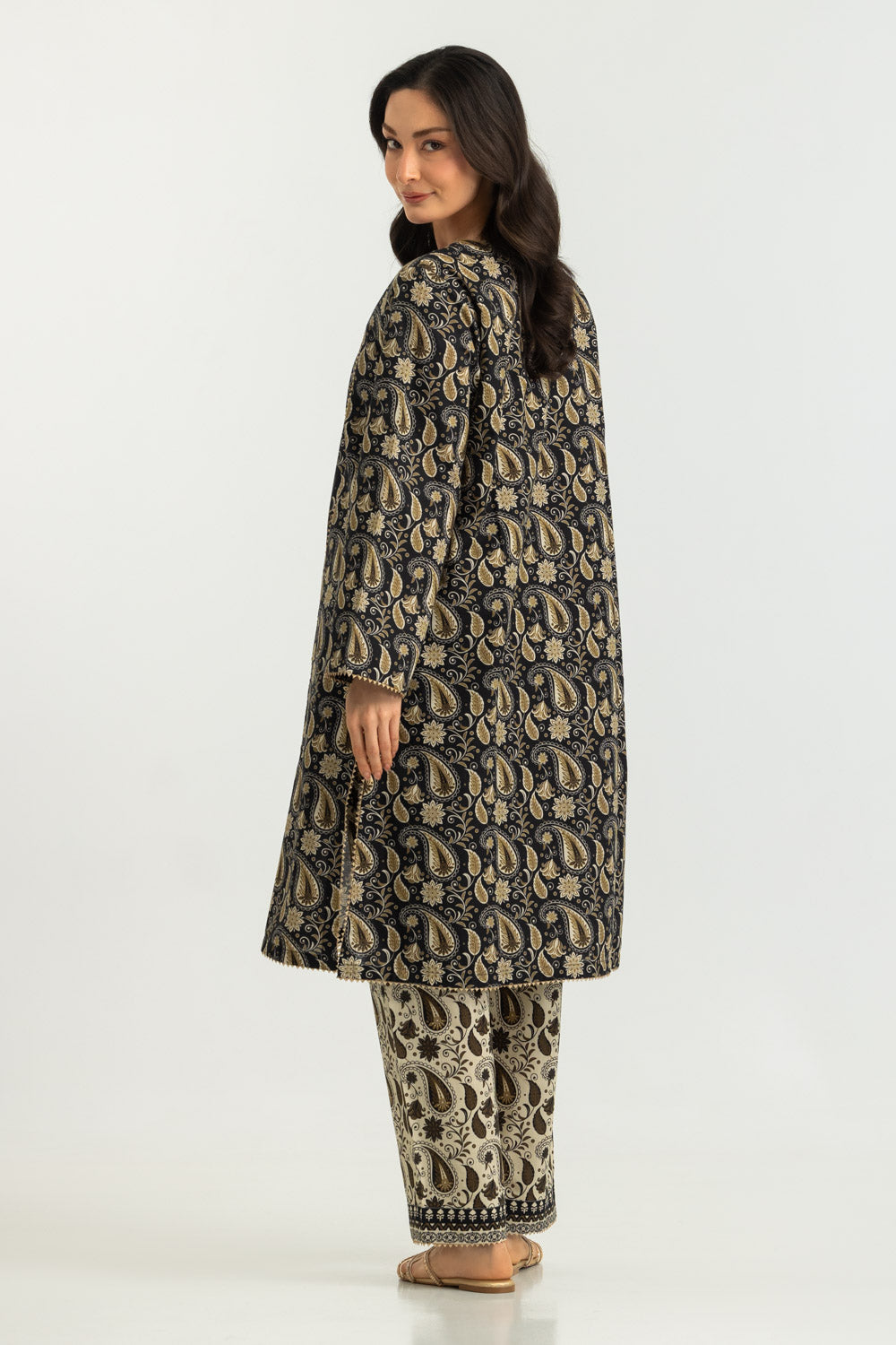 Khaddar Slub Printed Co-Ord Set