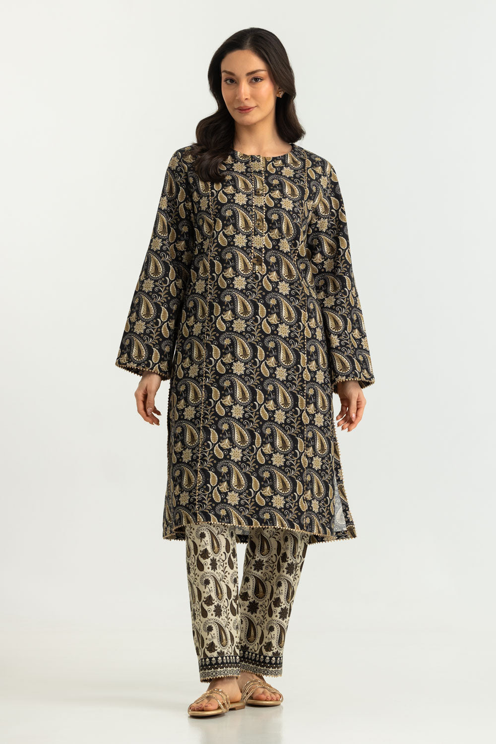 Khaddar Slub Printed Co-Ord Set