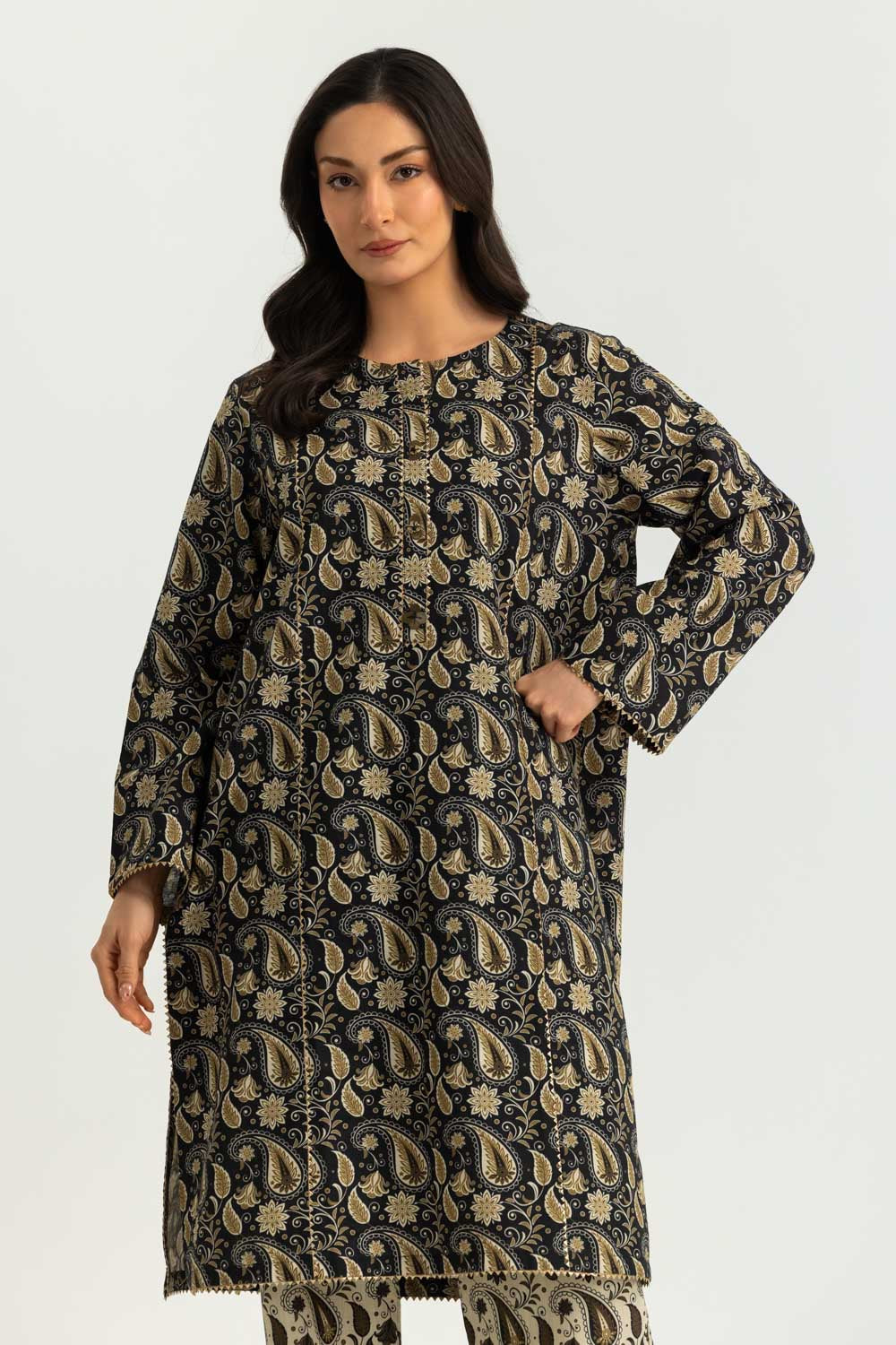 Khaddar Slub Printed Co-Ord Set