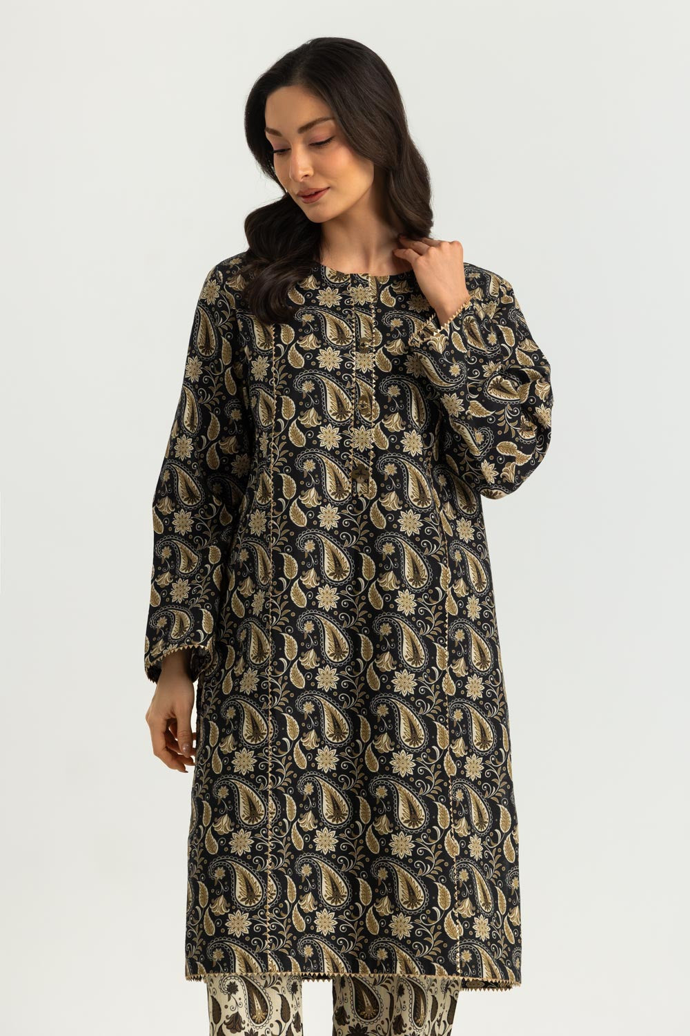 Khaddar Slub Printed Co-Ord Set