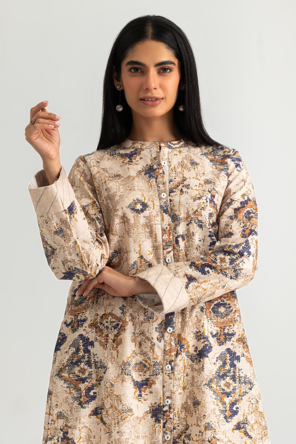 Khaddar Slub Printed Co-Ord Set