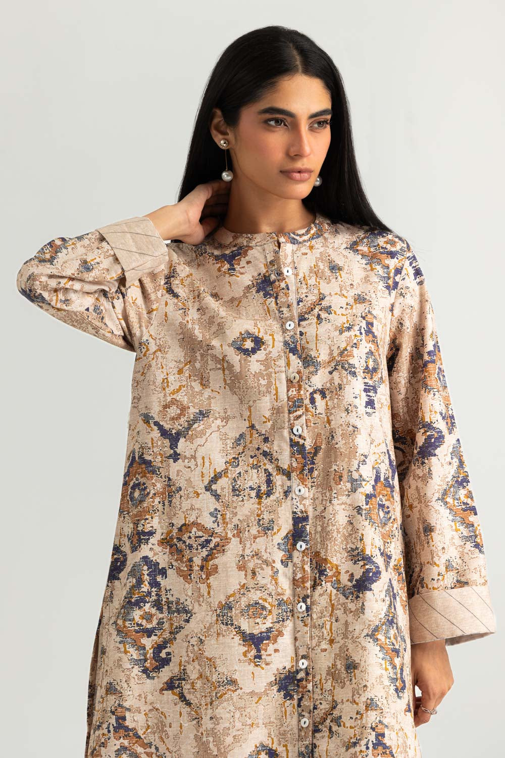 Khaddar Slub Printed Co-Ord Set