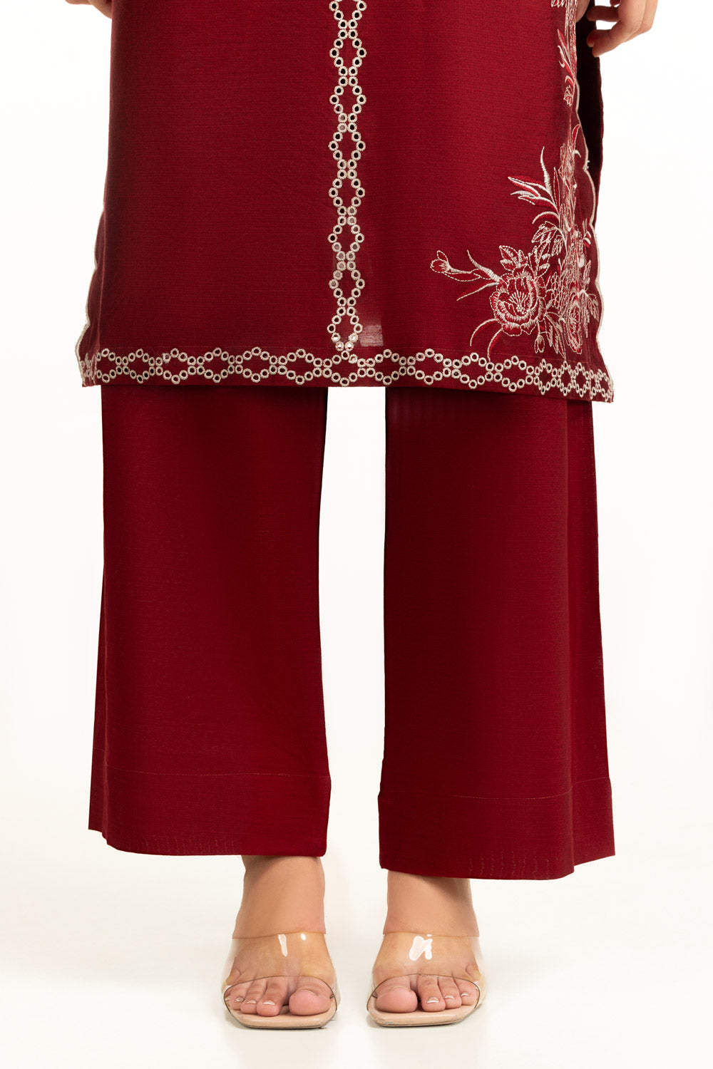 Khaddi Net Embroidered Co-Ord Set