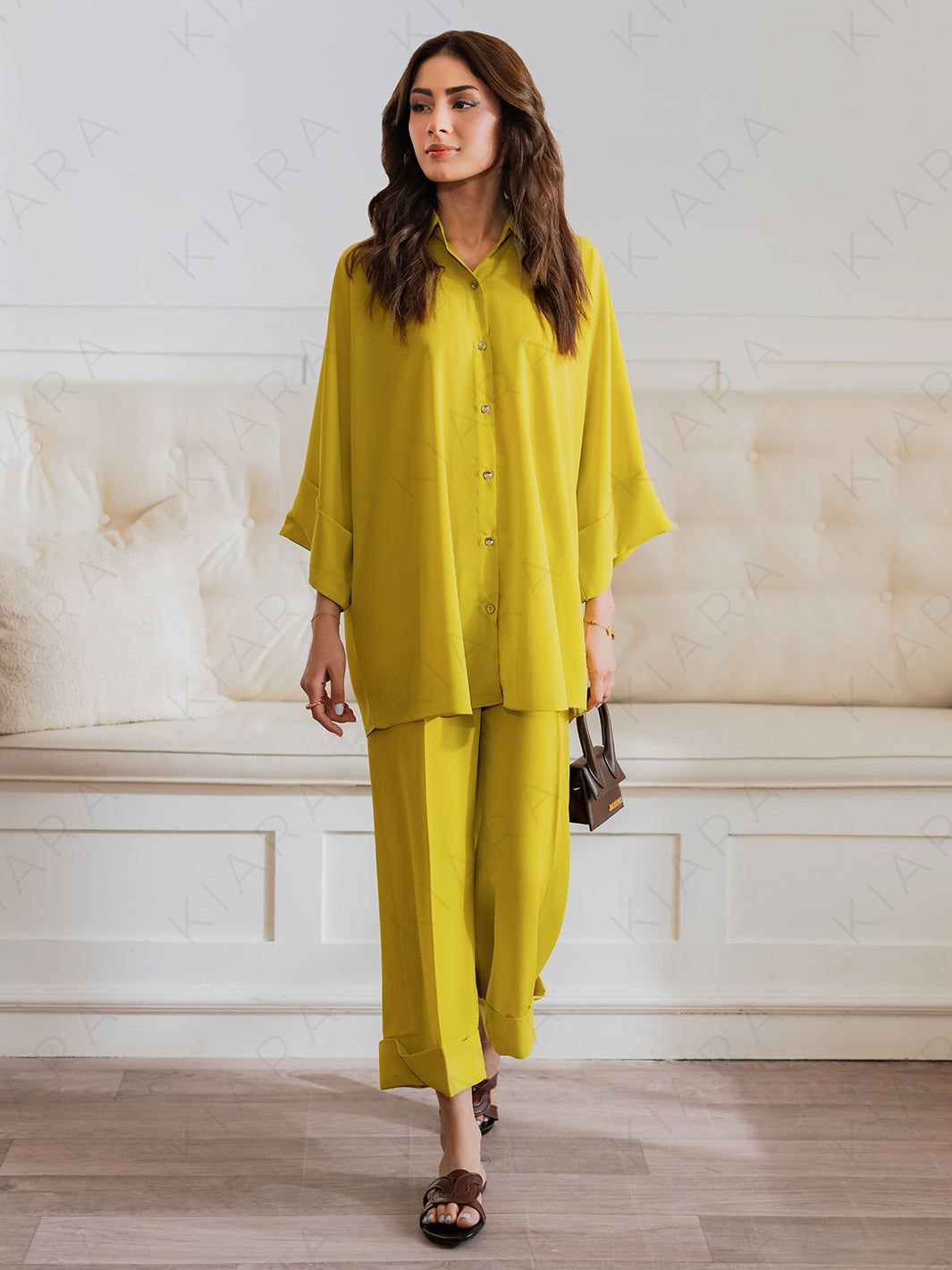 Vaylo Khaddar Co-Ord Set | Maroon Winter Outfit for Women | Kiara By Hana