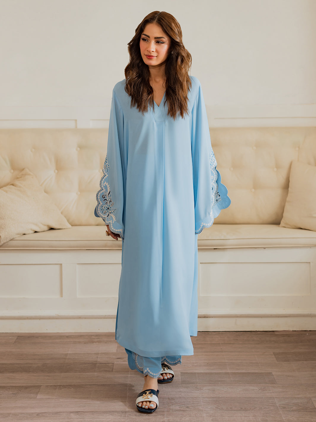 Vaylo Khaddar Co-Ord Set | Maroon Winter Outfit for Women | Kiara By Hana