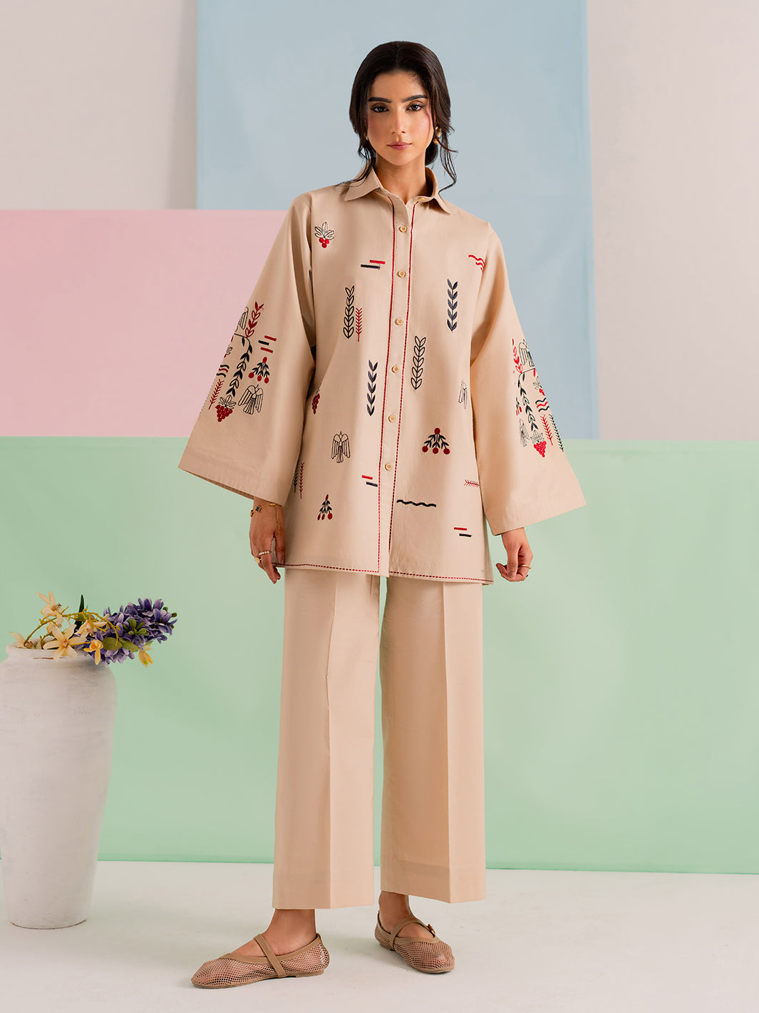 ARDIS - 2Pc Embroidered Co-ords Set