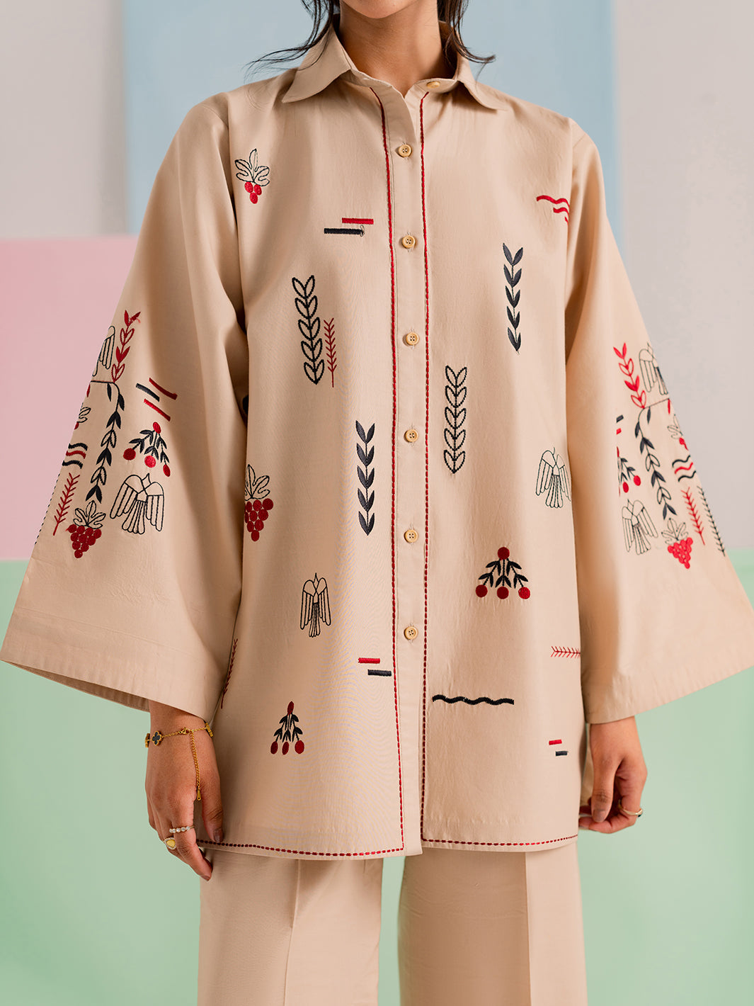 ARDIS - 2Pc Embroidered Co-ords Set