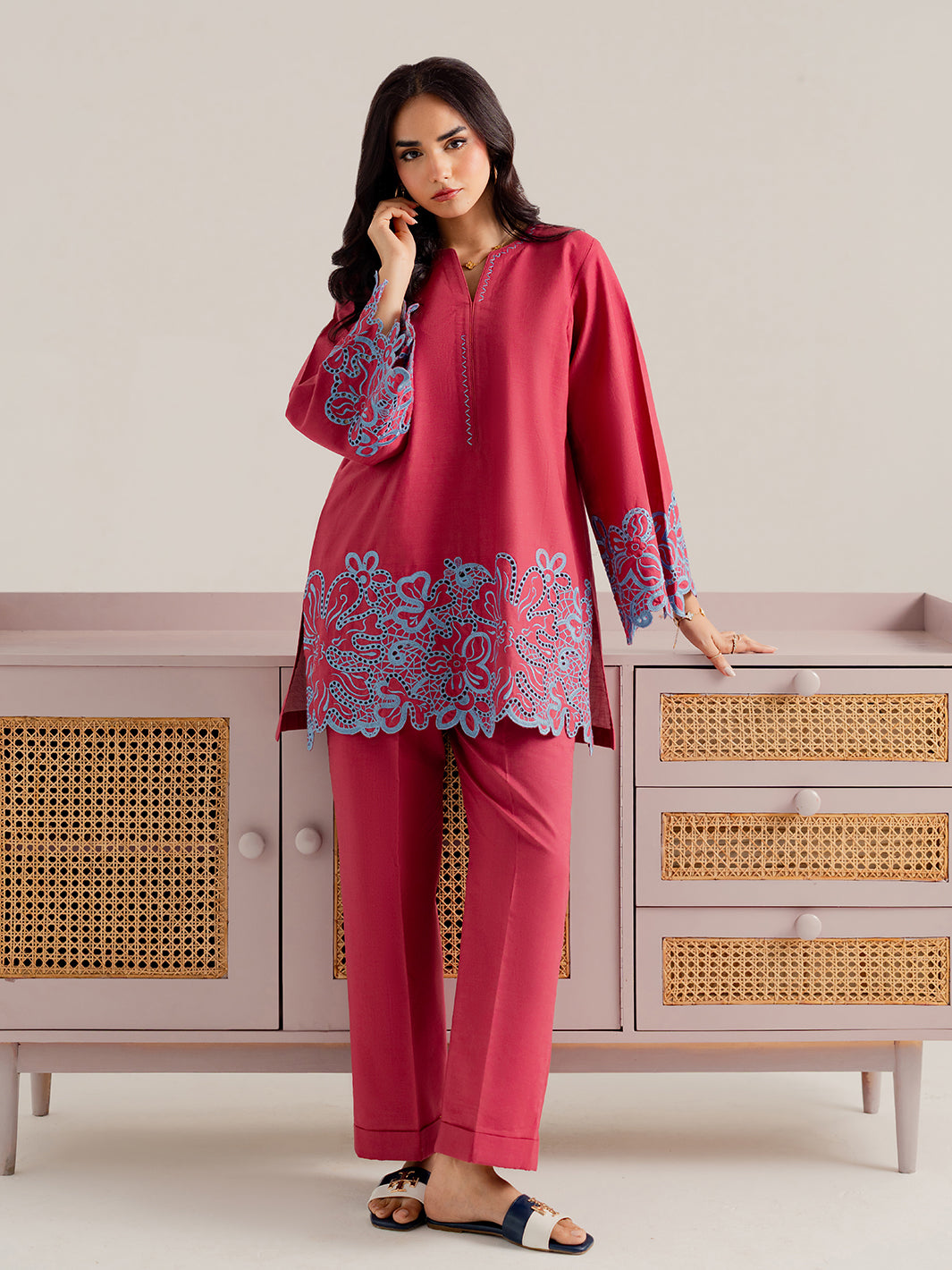 SELUNE - 2Pc Embroidered Set