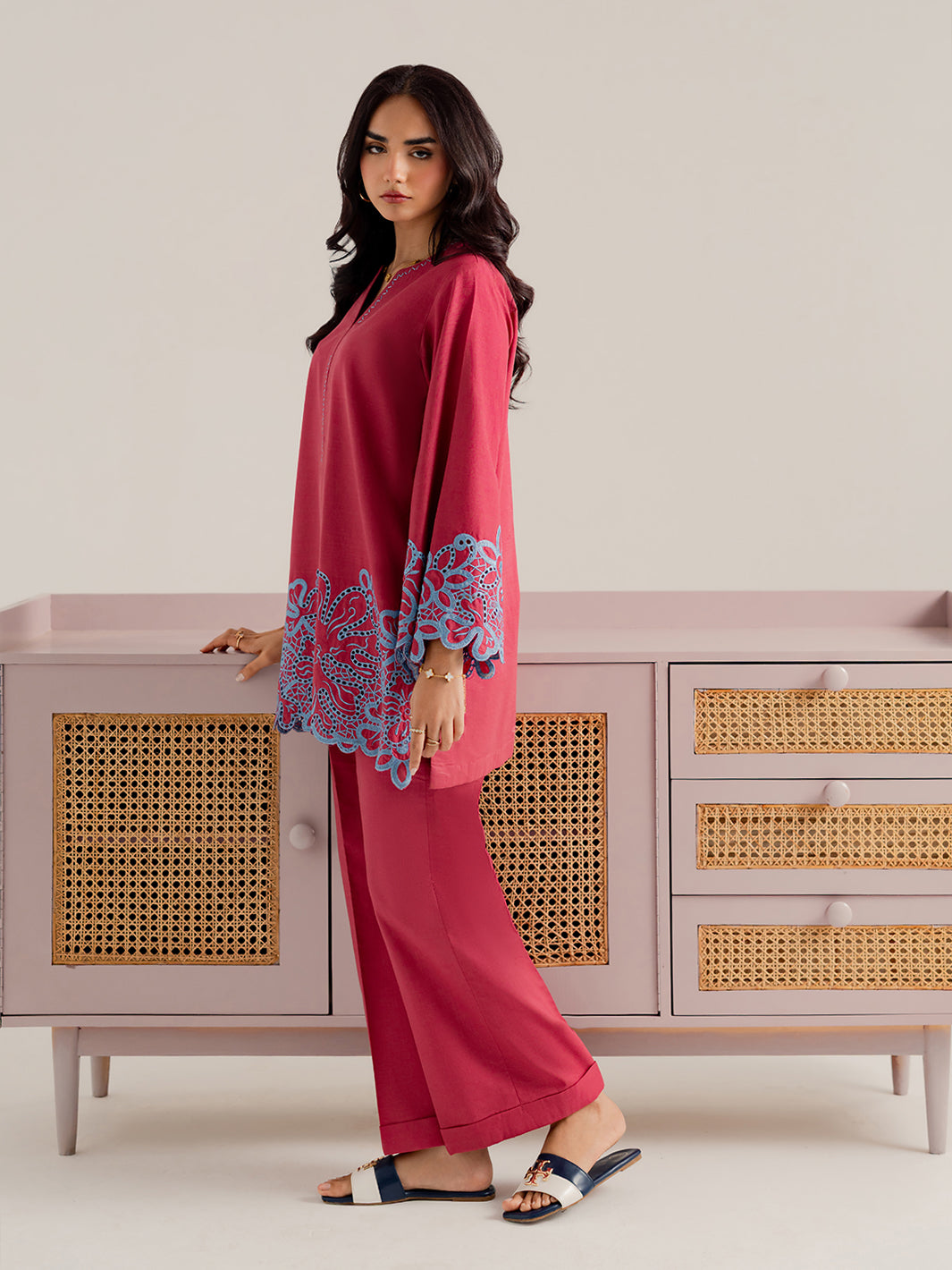 SELUNE - 2Pc Embroidered Set