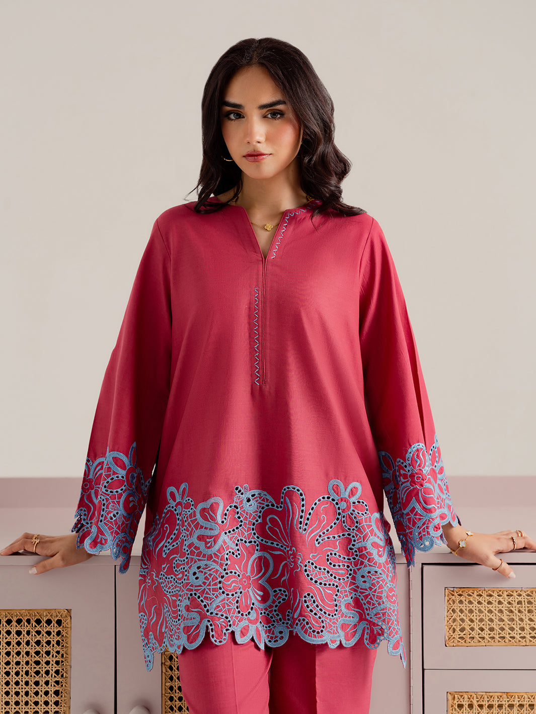 SELUNE - 2Pc Embroidered Set