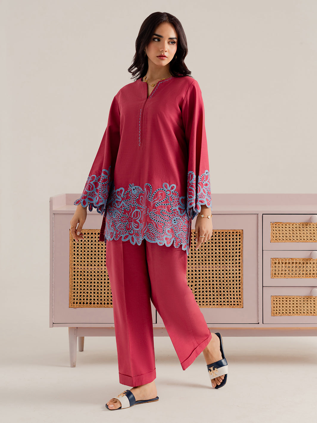 SELUNE - 2Pc Embroidered Set