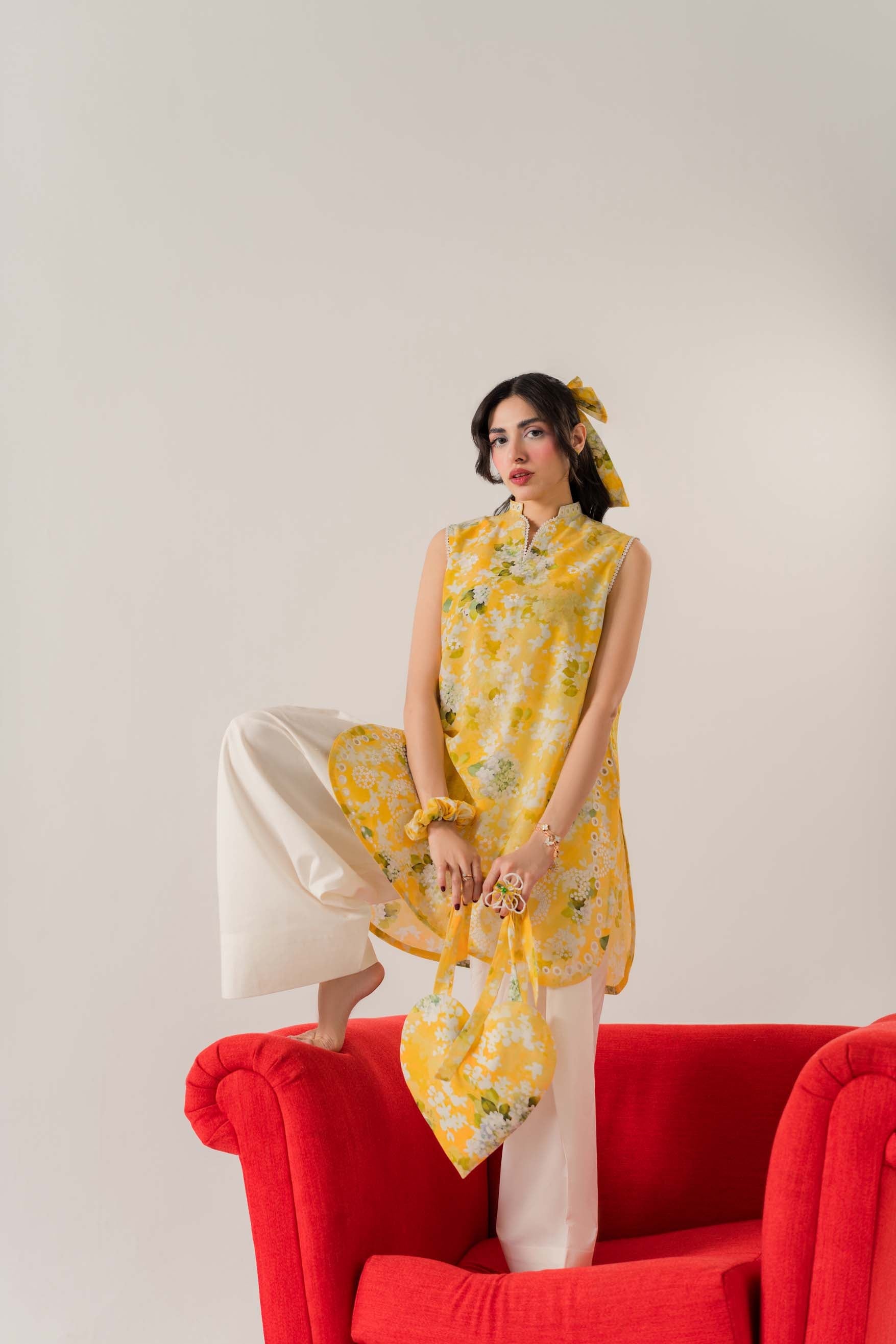Limecello - 3Pc Printkari Suit