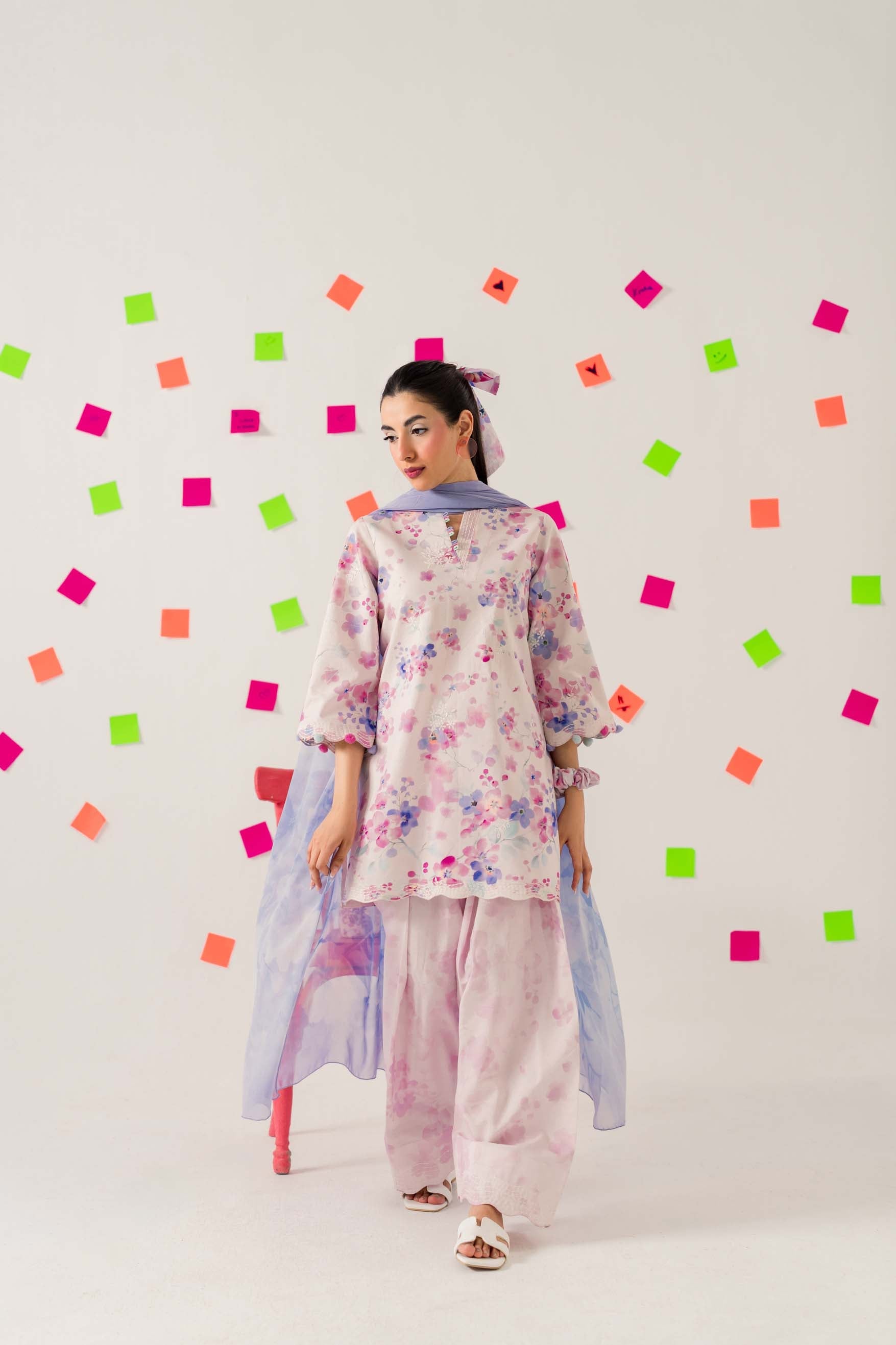 Azzura - 3Pc Printkari Suit