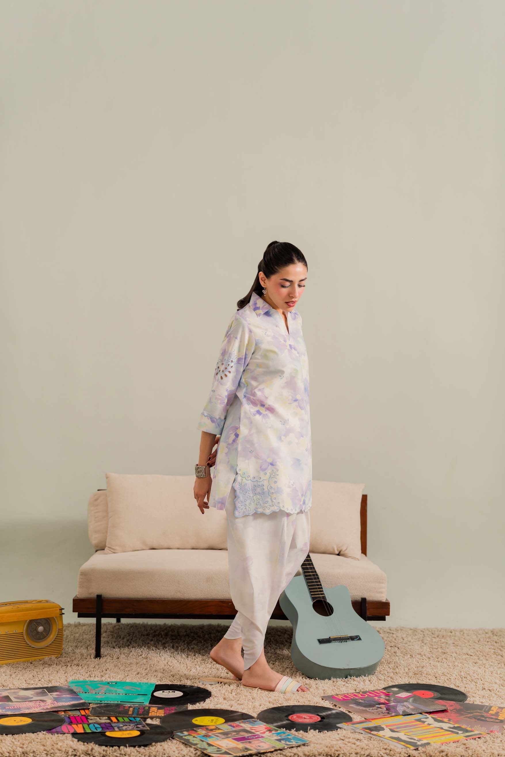 Mystique - 2Pc Printkari Suit
