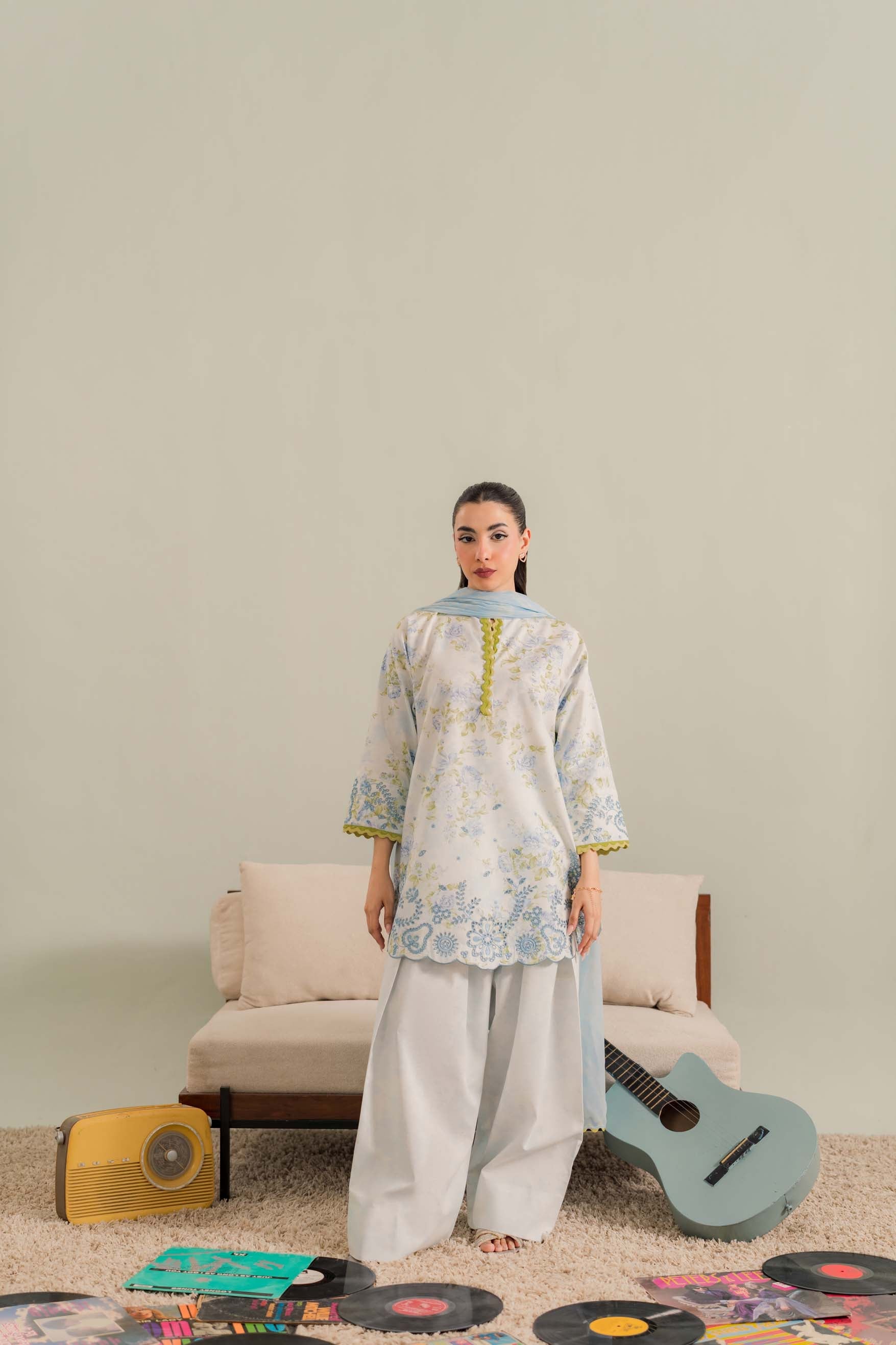 Mystique - 2Pc Printkari Suit