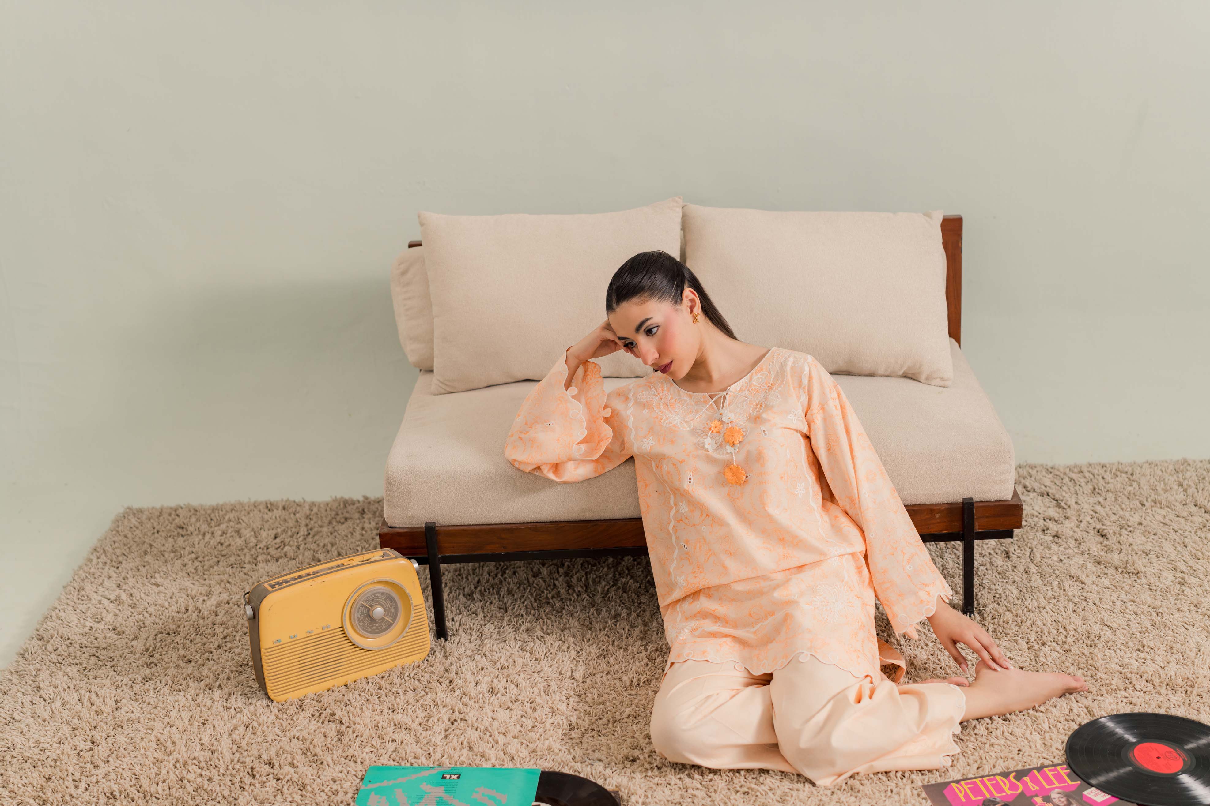 Nectar - 3Pc Printkari Suit