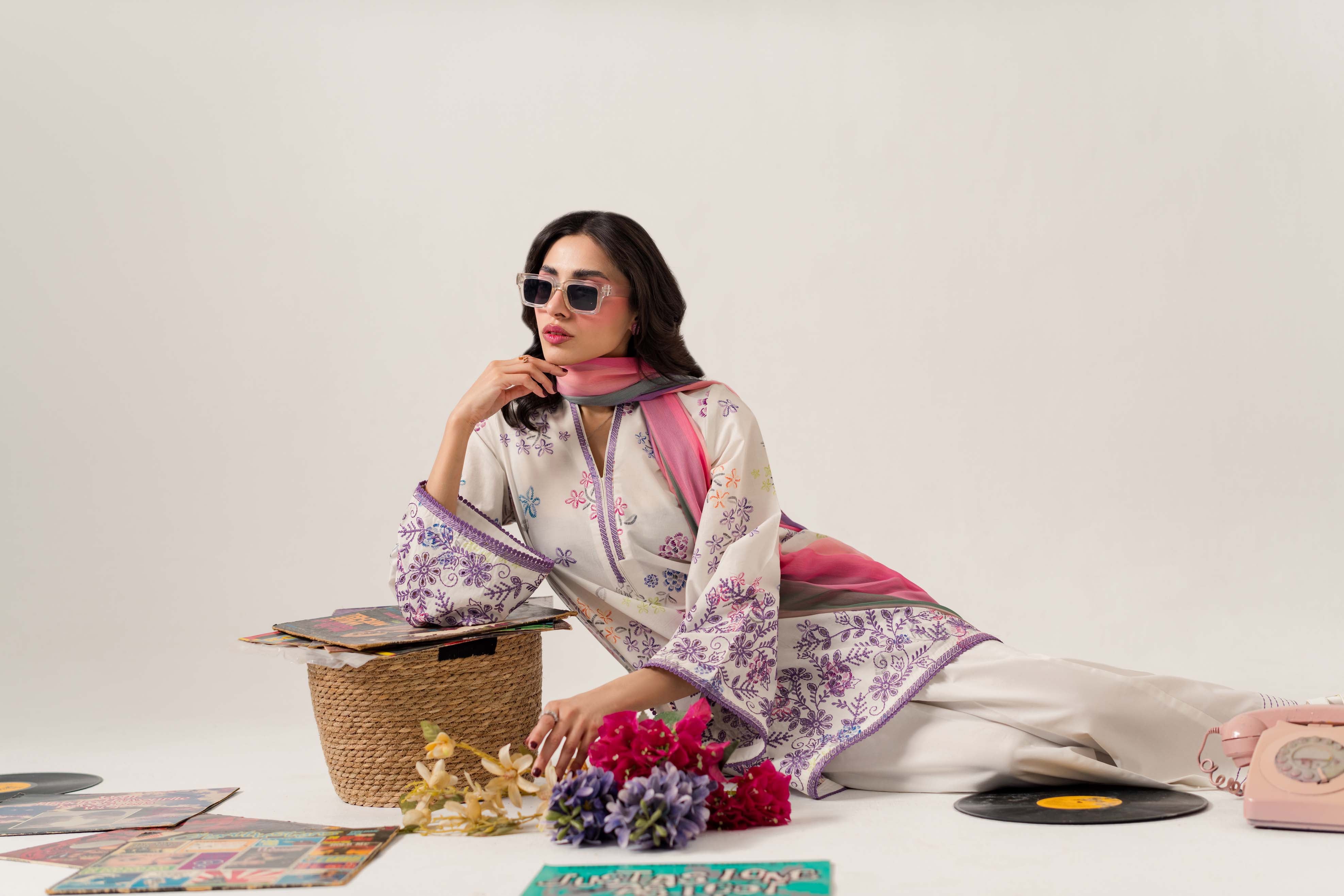 Lillet - 3Pc Printkari Suit
