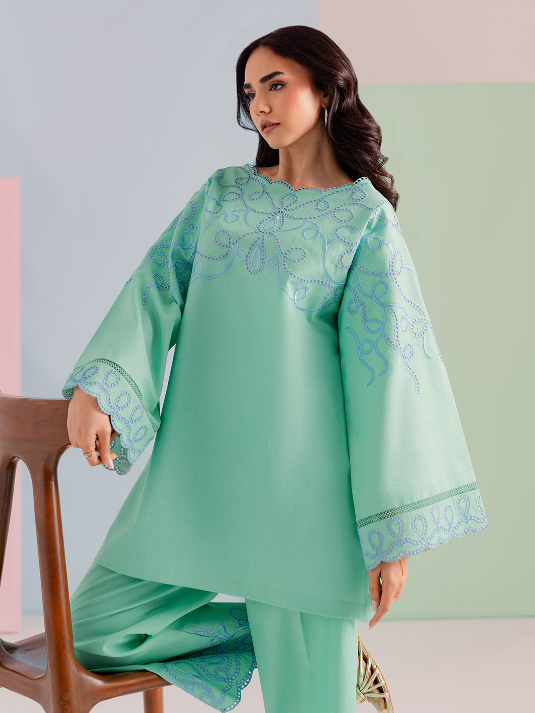 NOEMI - 2Pc Embroidered Co-ords