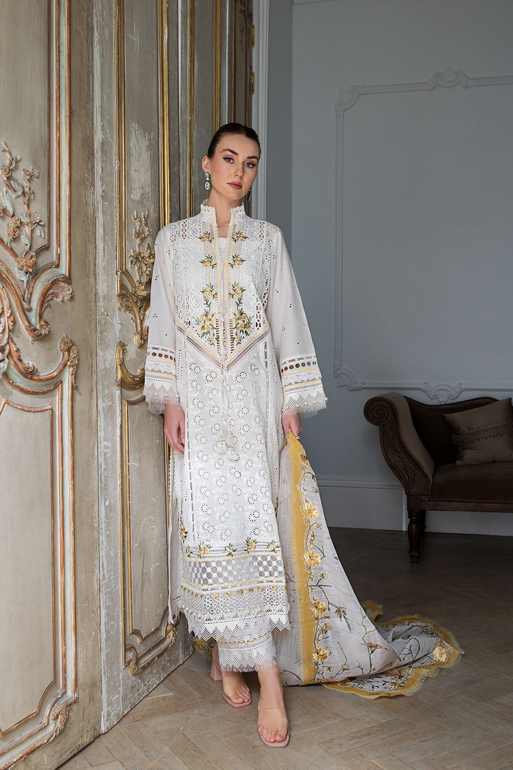 Design 3A Luxury Lawn 2024 Unstitched