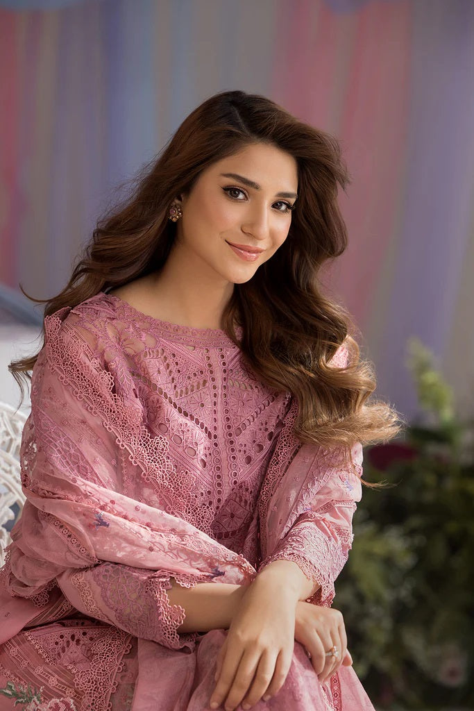 Sobia Nazir Luxury Lawn Embroidered 3 Piece Unstitched Collection 10A