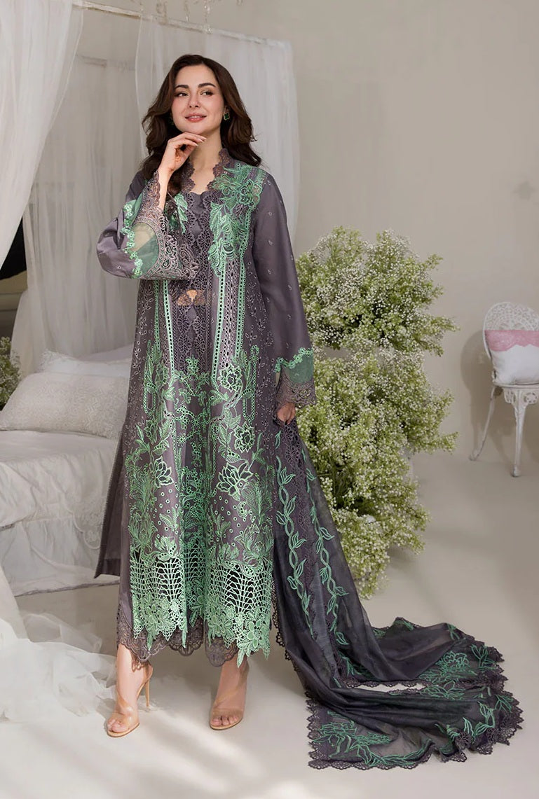 Sobia Nazir - 3B - Luxury Lawn Embroidered 3 Piece Unstitched