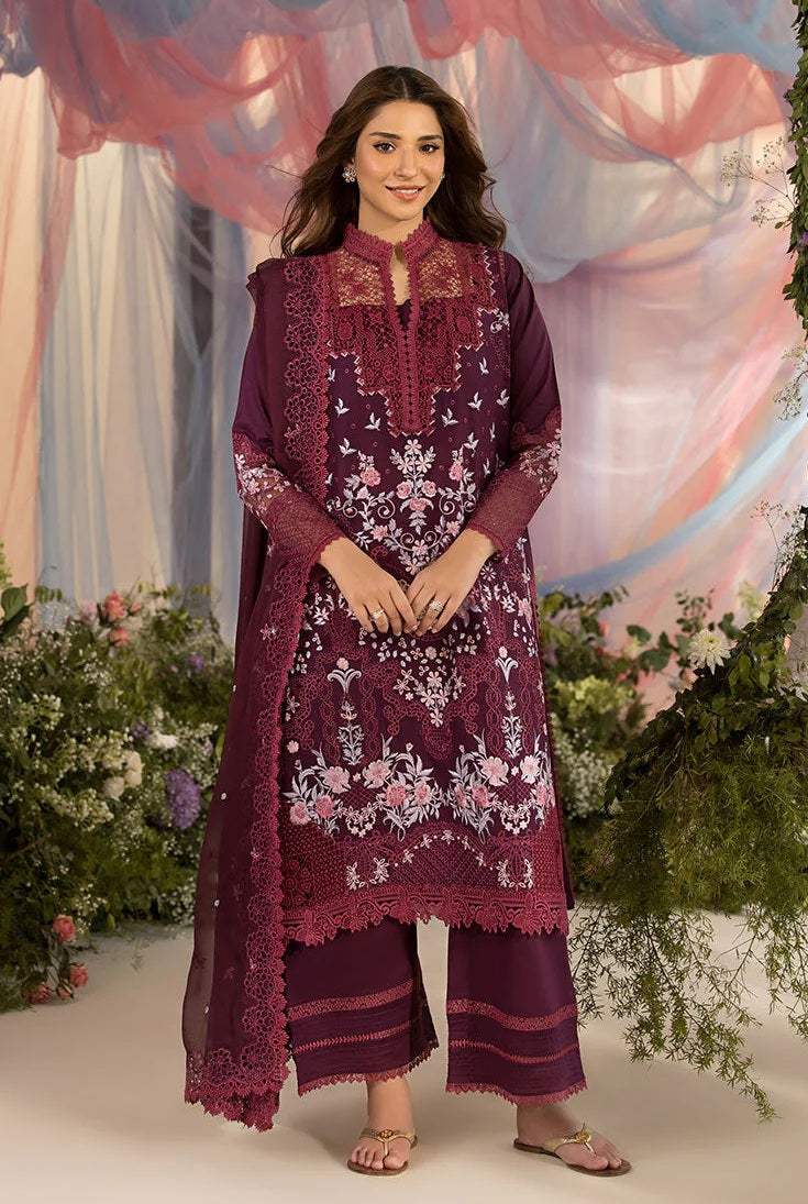 Sobia Nazir - Luxury Lawn Embroidered Unstitched 3 Piece - 6A