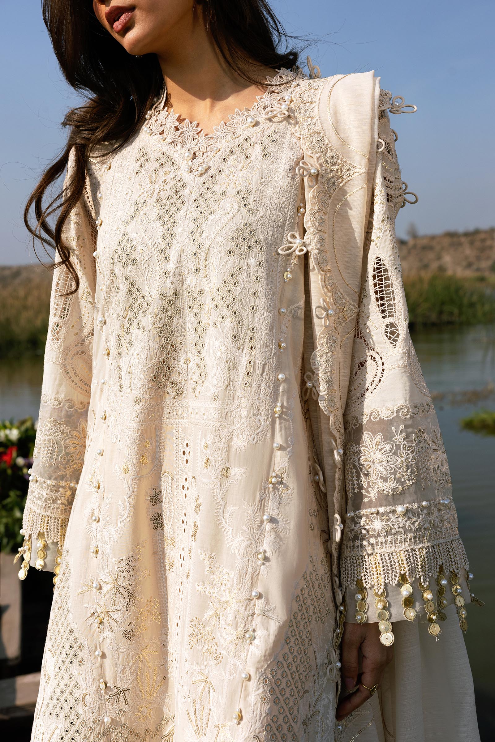 Unstitched Luxury Lawn Suit