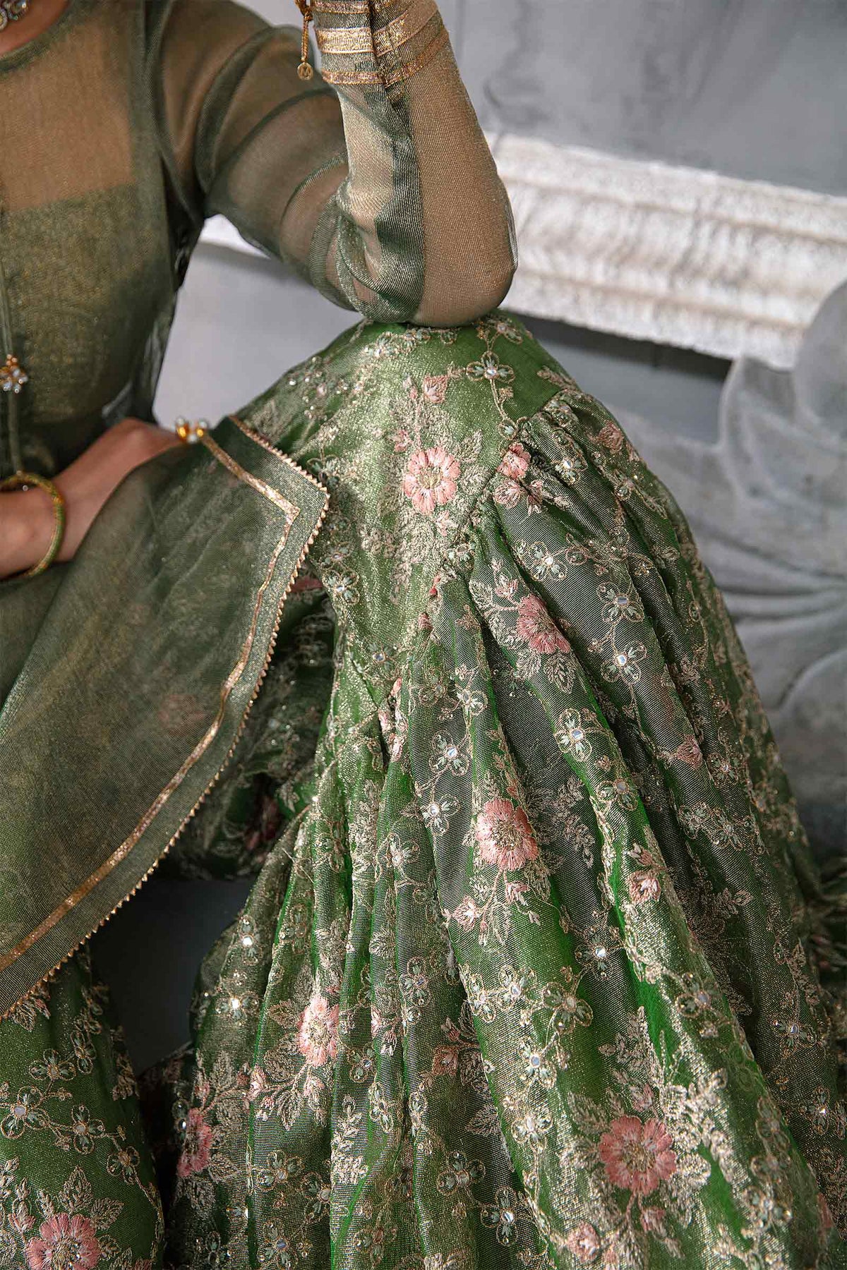 M.Luxe Fabrics Green LF-504