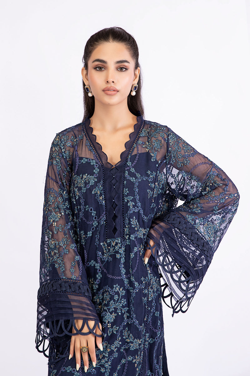 M.Luxe Fabrics Blue Lf-510