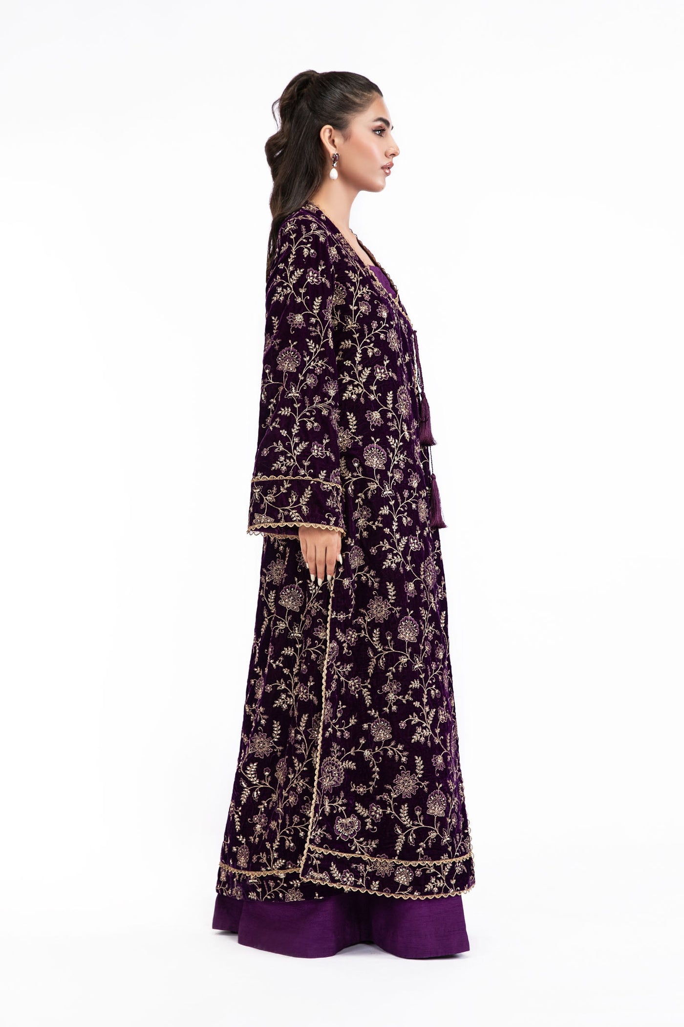 M.Luxe Fabrics Purple Lf-523