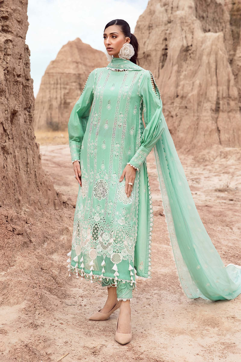 Embroidered Lawn Fabric (3Pcs) | Lf-808
