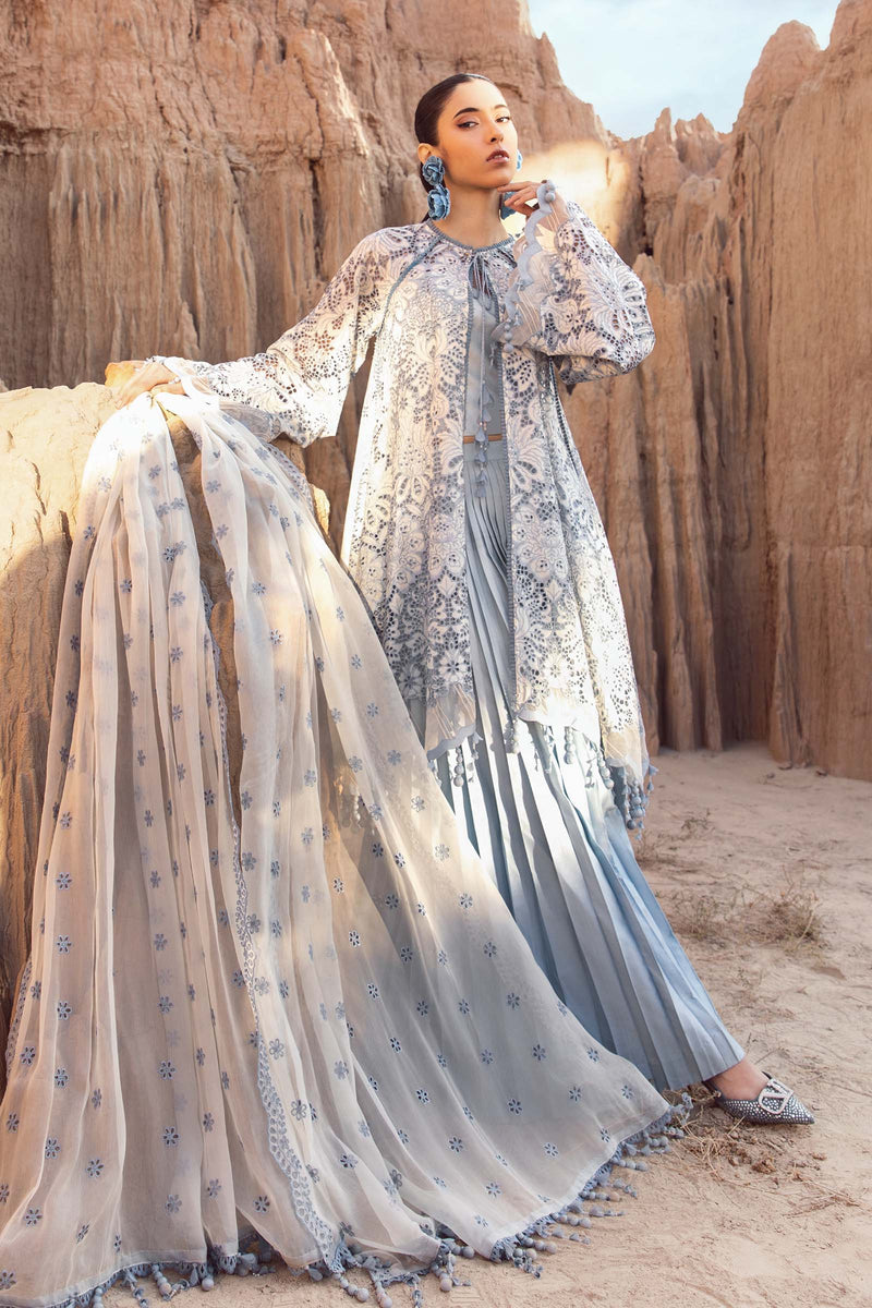 Embroidered Lawn Fabric (3Pcs) | Lf-811